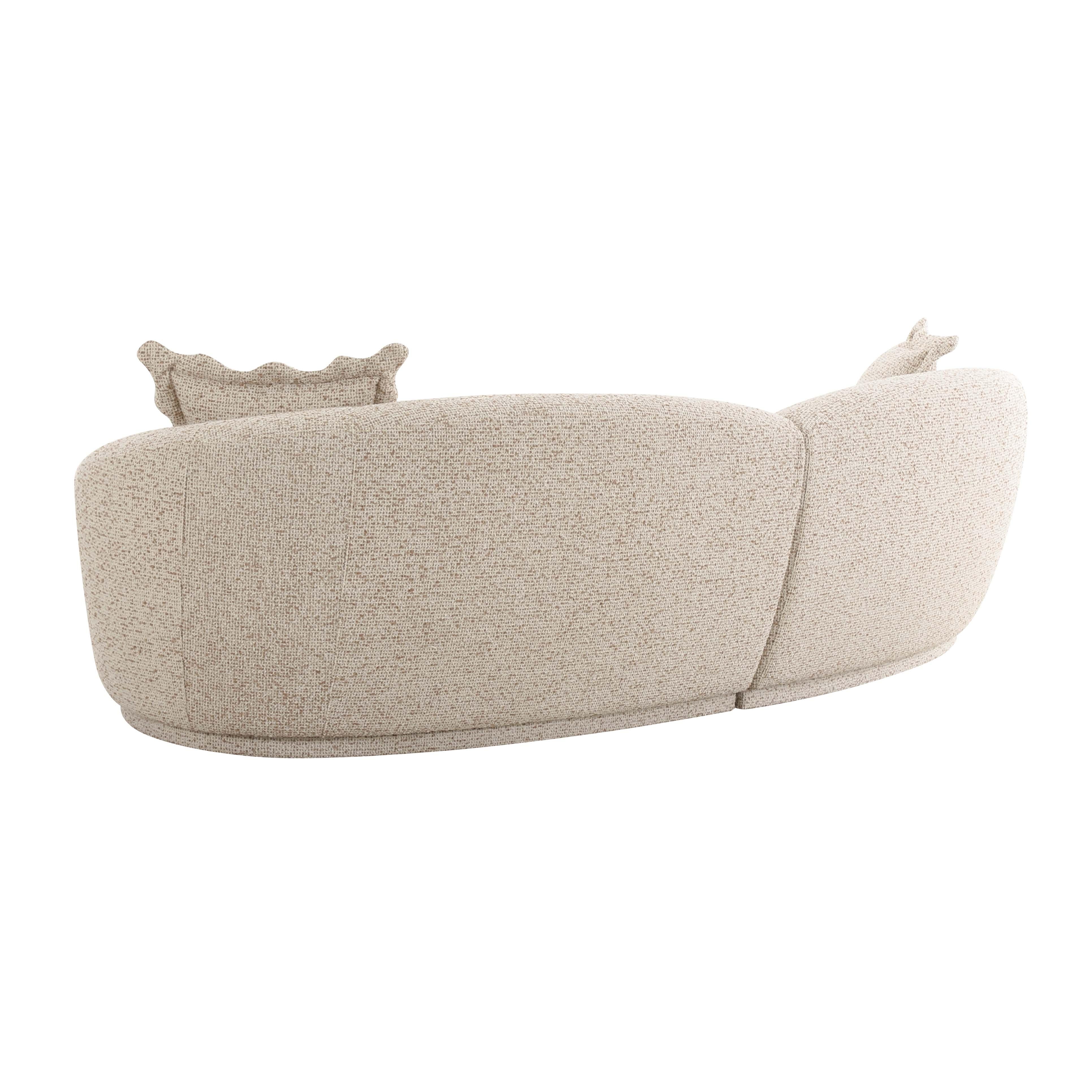 Marion 2-Piece Two-Tone Textured Performance Boucle Sectional - Image 4