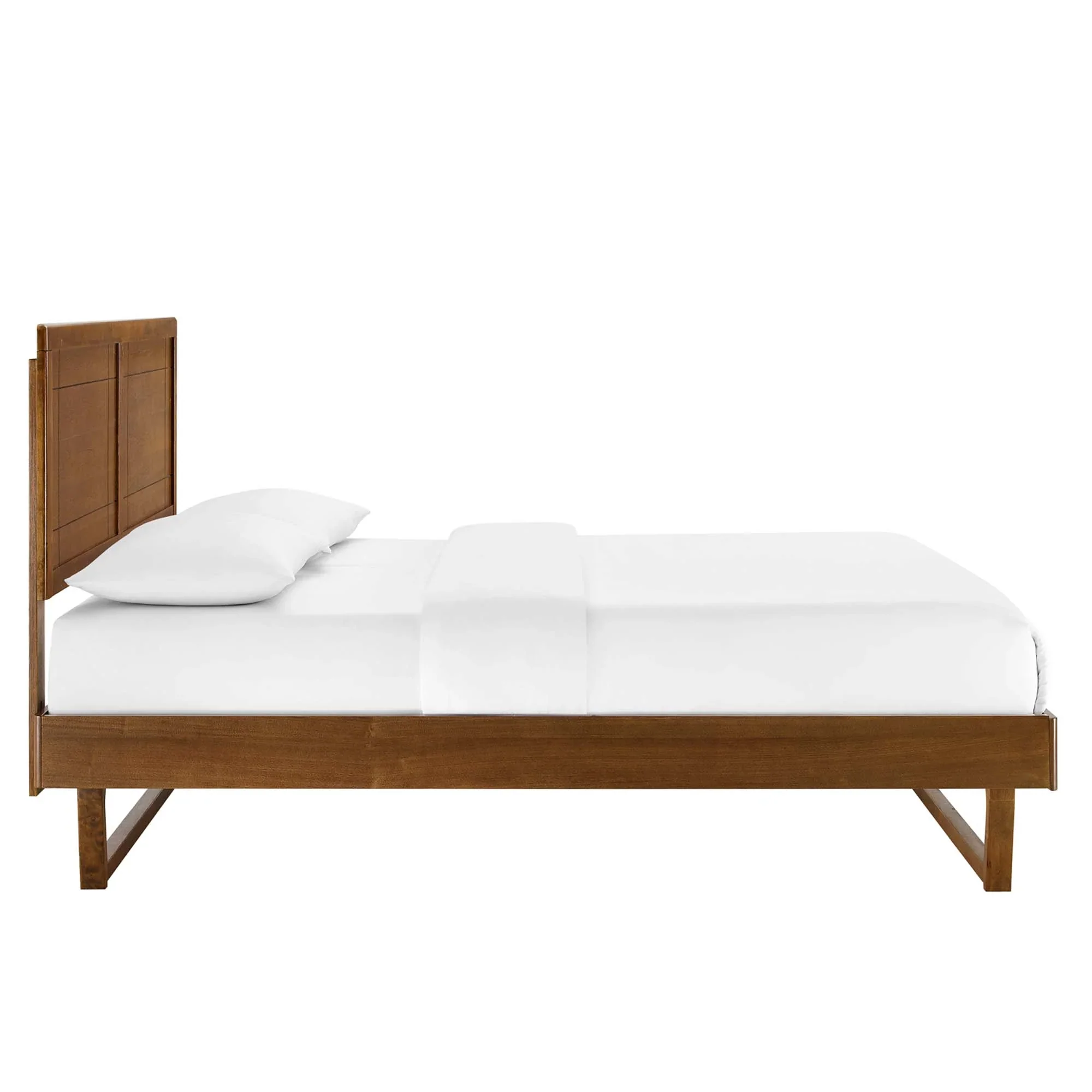 Marlee Wood Platform Bed With Angular Frame - Image 15