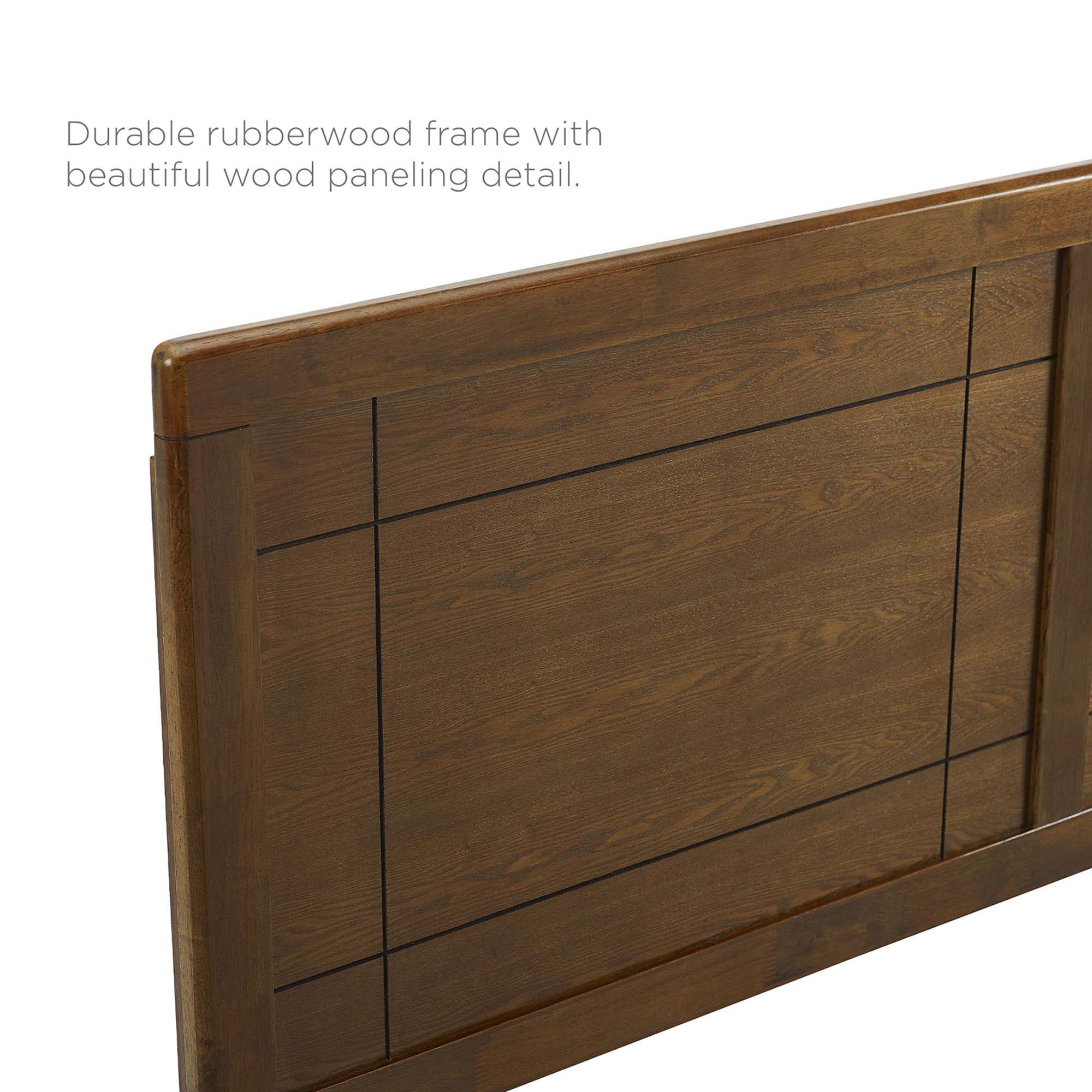 Marlee Wood Platform Bed With Angular Frame - Image 19