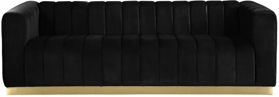 Marlon Velvet Sofa - Image 12