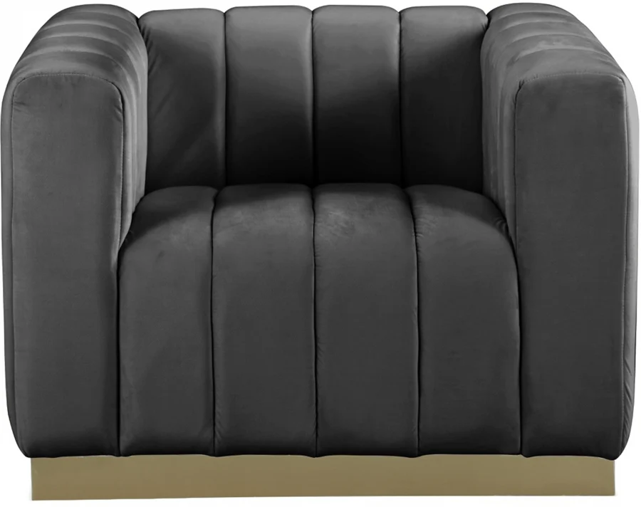 Marlon Velvet Upholstered Chair - Image 12