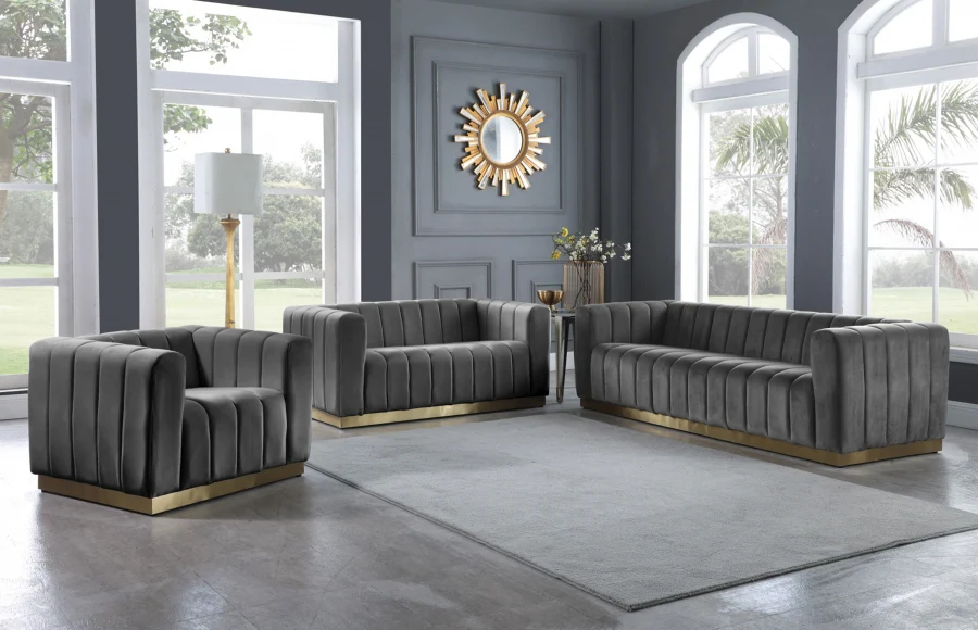Marlon Velvet Upholstered Chair - Image 15