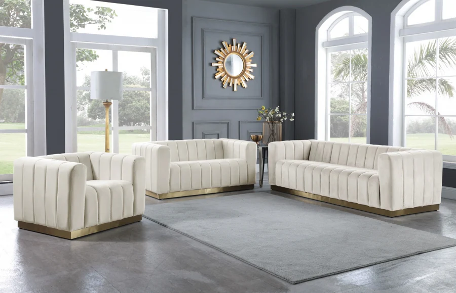 Marlon Velvet Upholstered Chair - Image 25