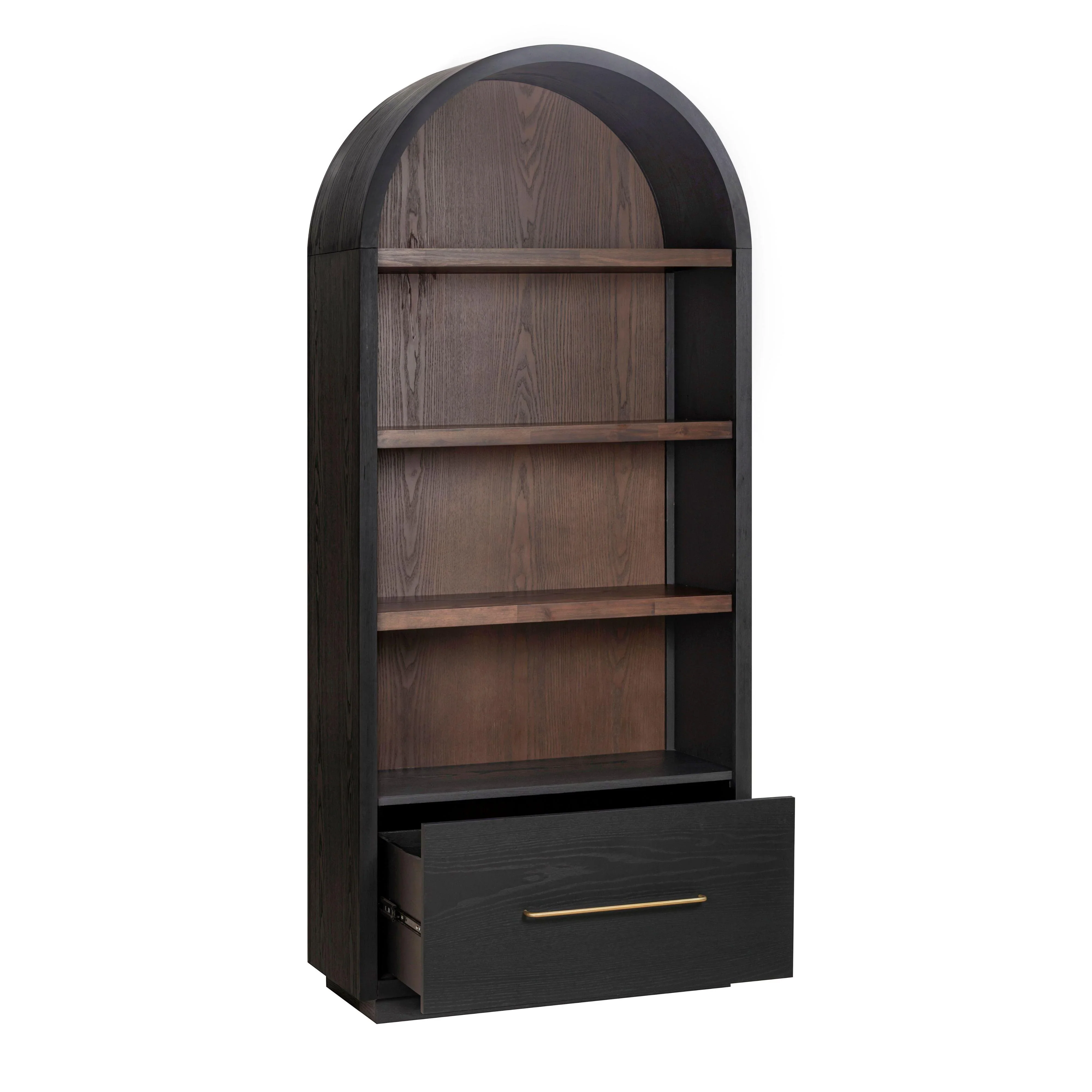 Marlow Wood Bookcase With File Drawer - Image 18