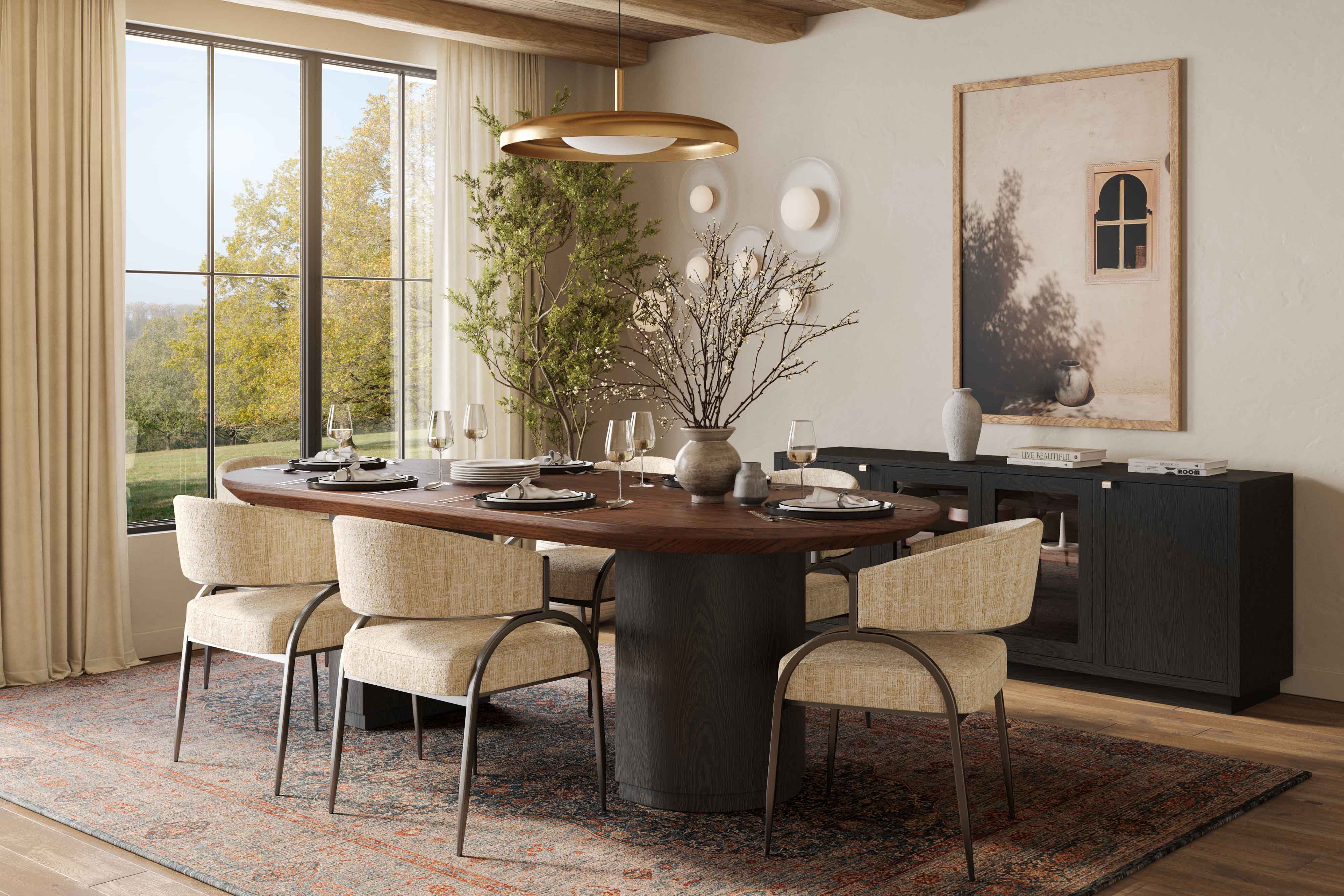 Marlow 77" Wood Console - Image 12