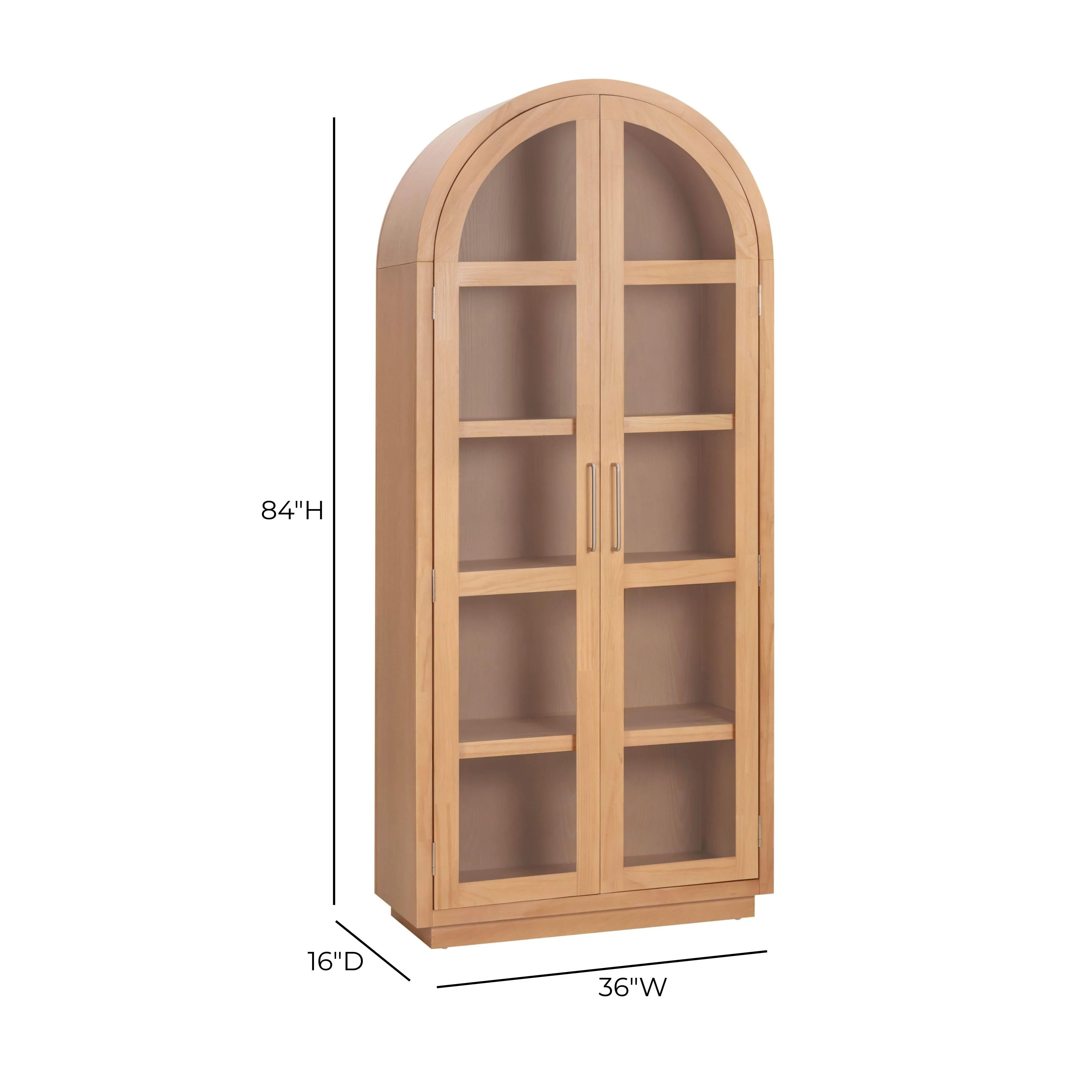 Marlow Wood Display Cabinet - Image 5