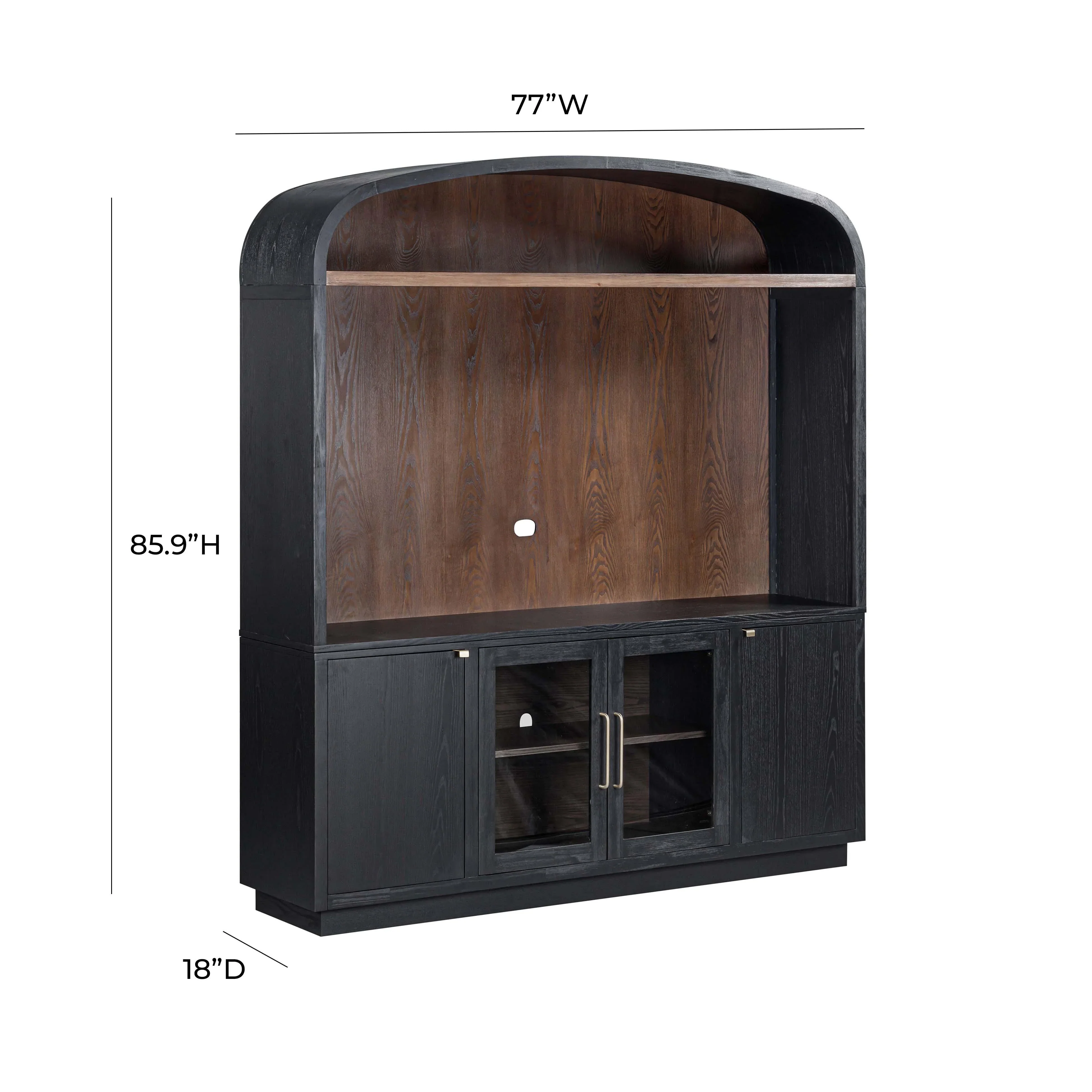 Marlow 77" Wood Entertainment Center - Image 17