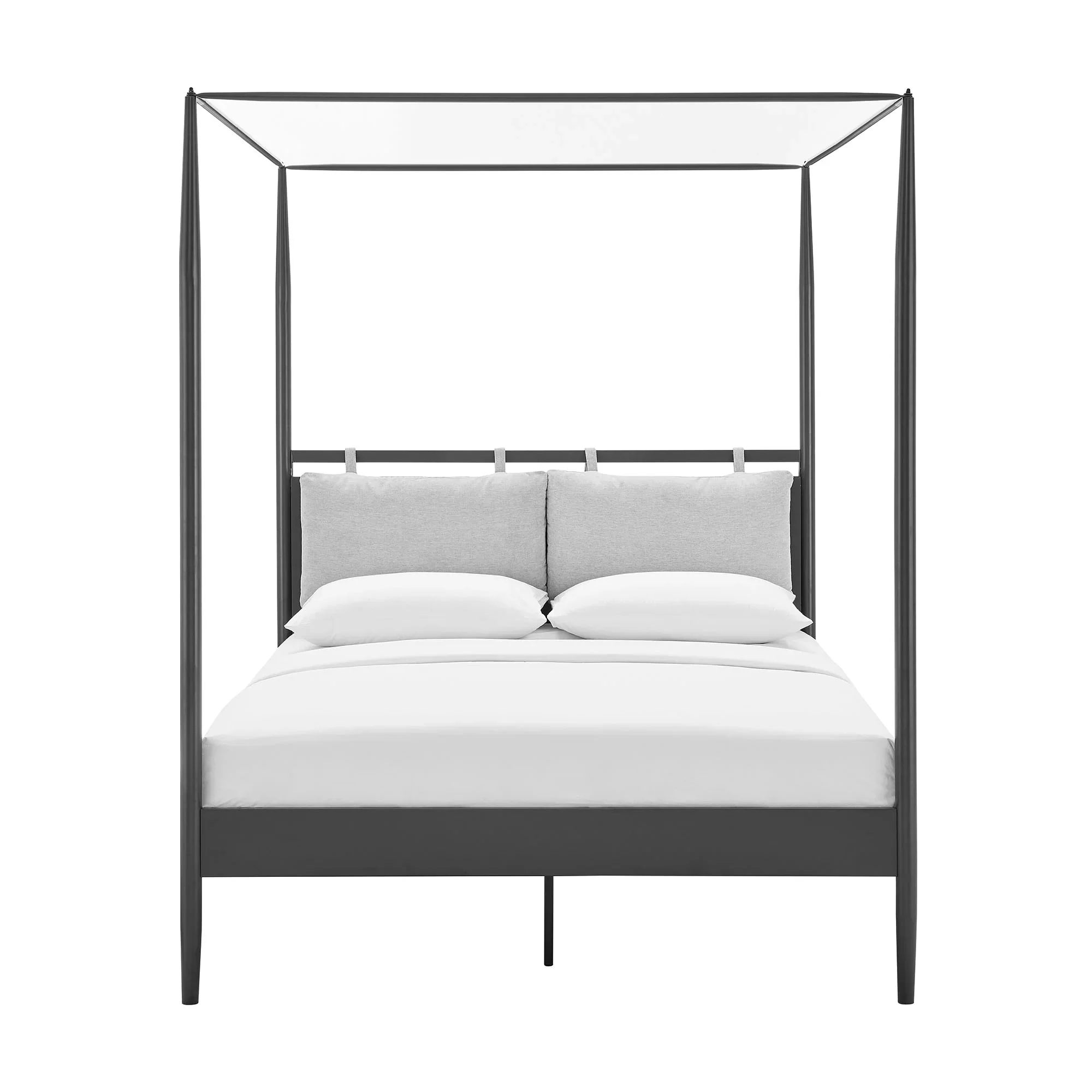 Marlowe 4-Poster Canopy Metal Queen Platform Bed - Image 26