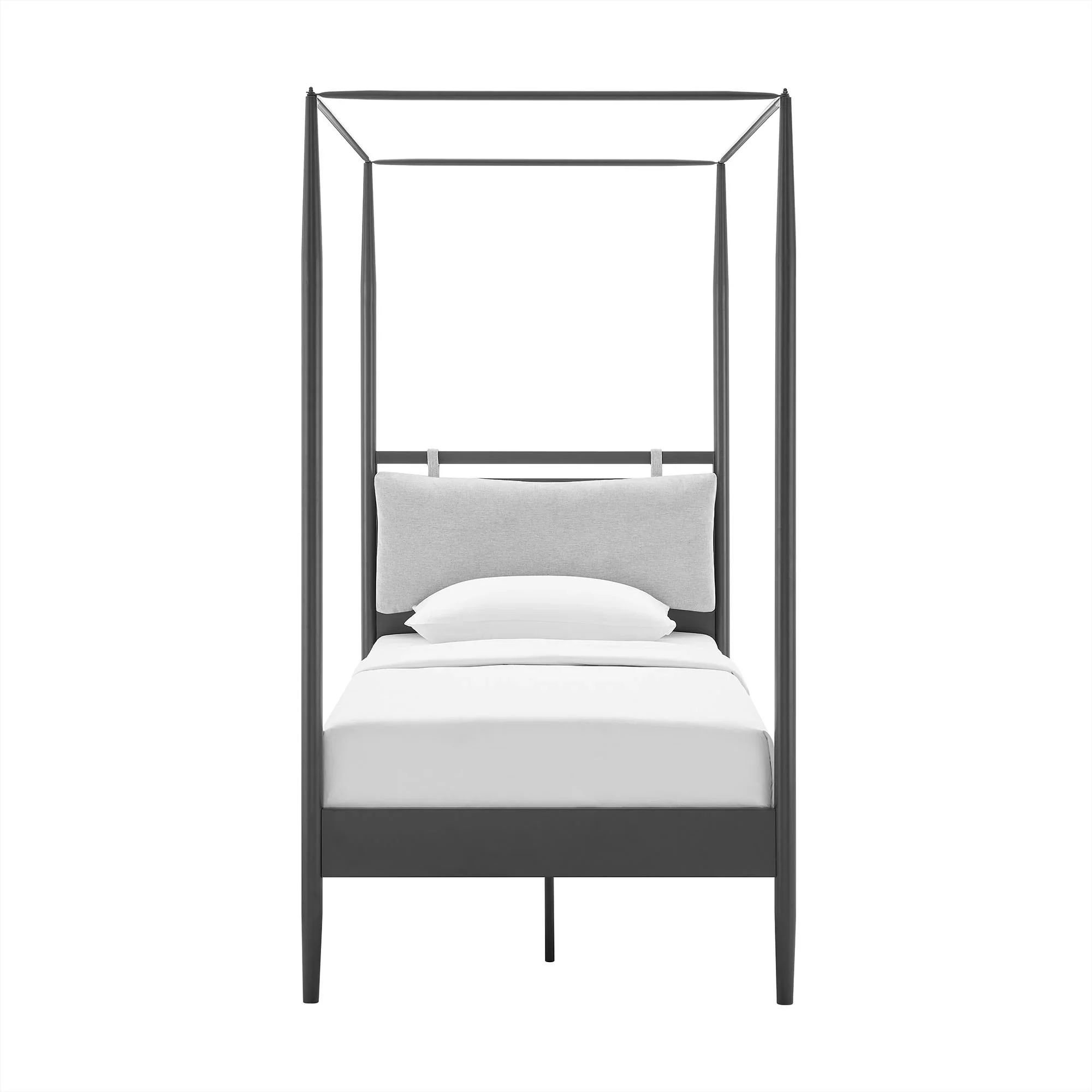 Marlowe 4-Poster Canopy Metal Queen Platform Bed - Image 4