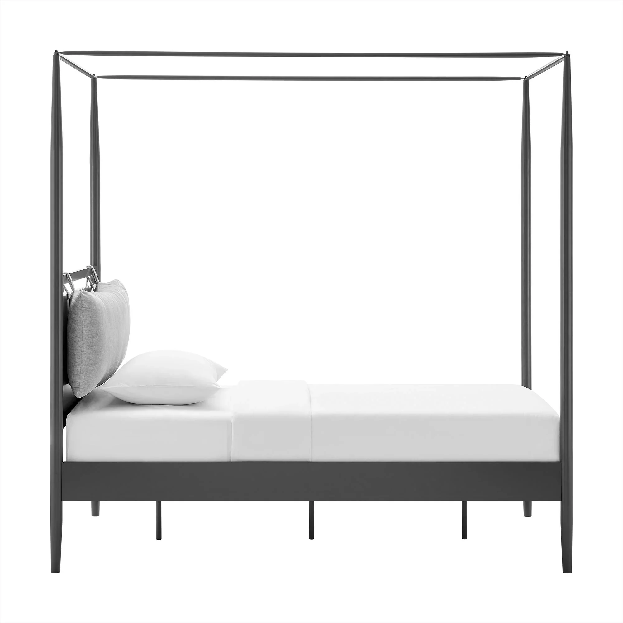 Marlowe 4-Poster Canopy Metal Queen Platform Bed - Image 5