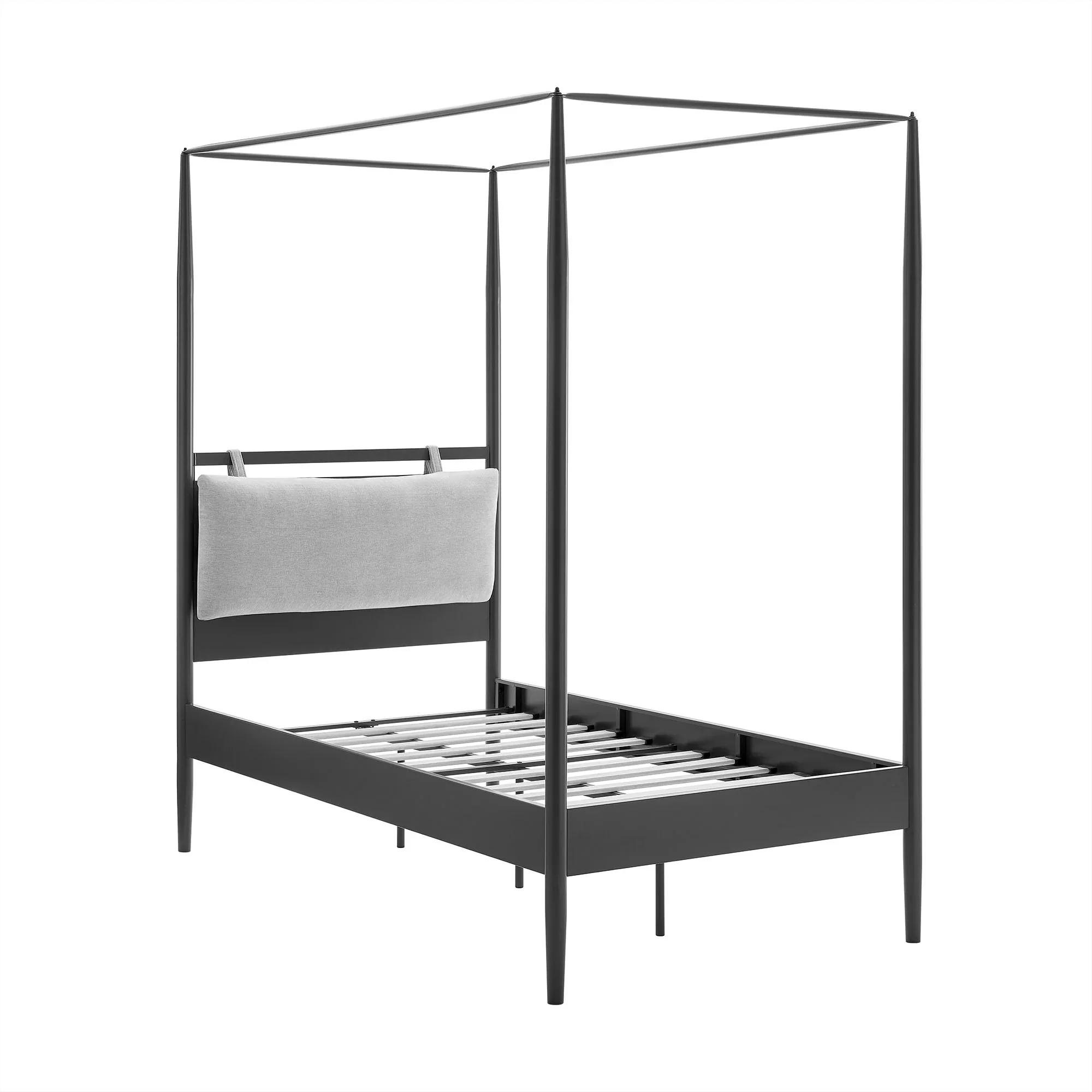 Marlowe 4-Poster Canopy Metal Queen Platform Bed - Image 6