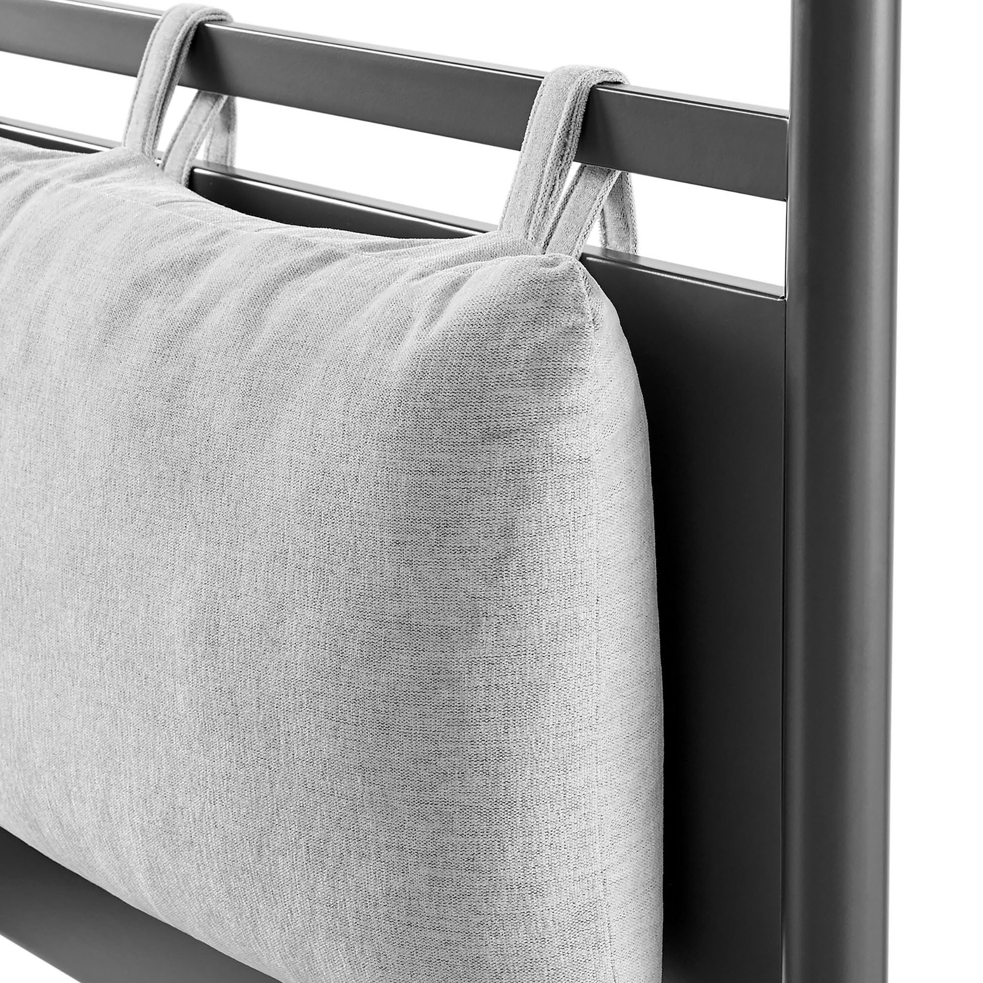 Marlowe 4-Poster Canopy Metal Queen Platform Bed - Image 9