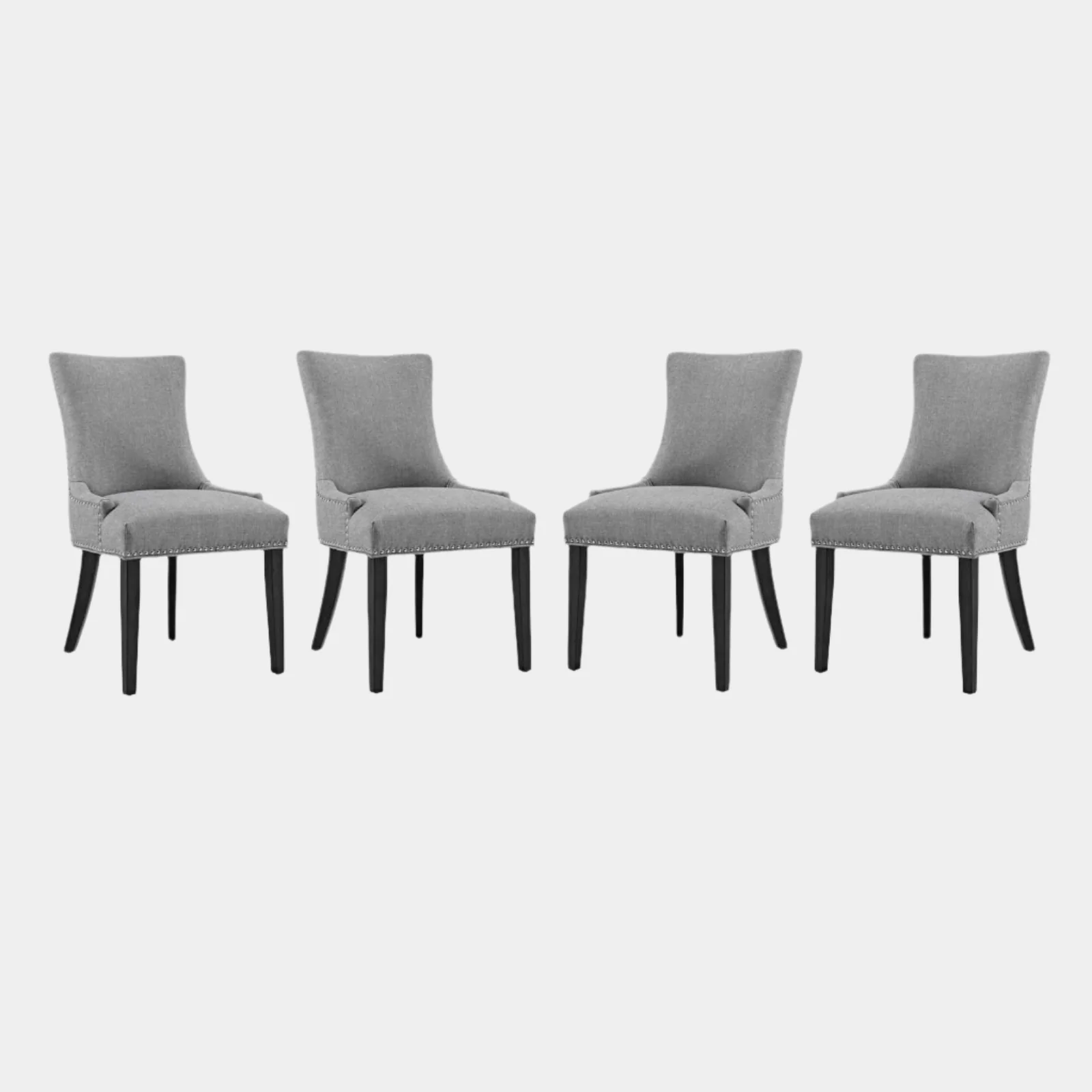 Marquis Fabric Dining Chair Set of 4 - Image 5