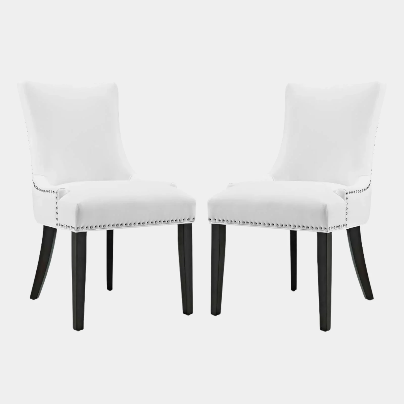 Marquis Dining Chair Faux Leather Set of 2 - Image 6