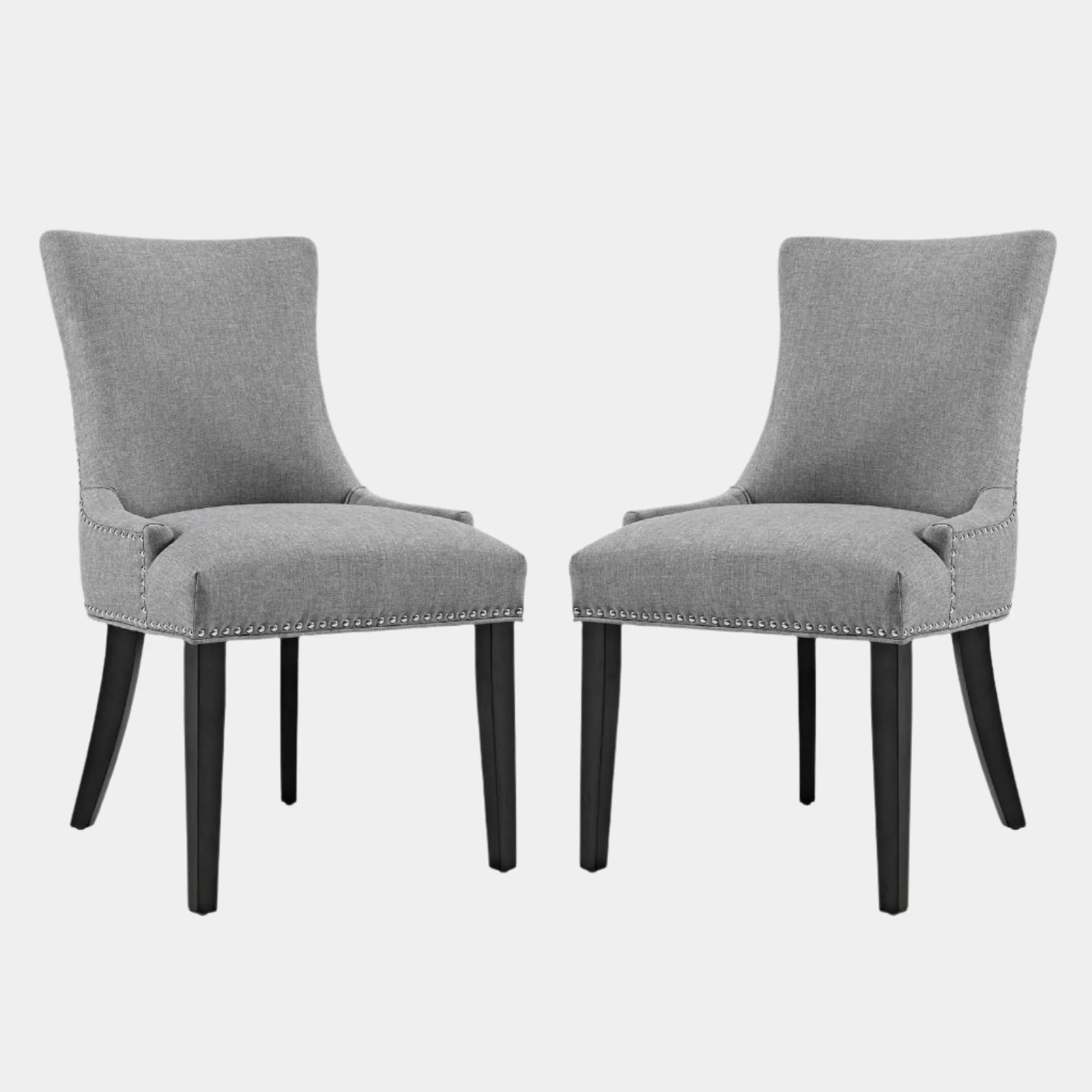 Marquis Fabric Dining Side Chair Set of 2 - Image 6