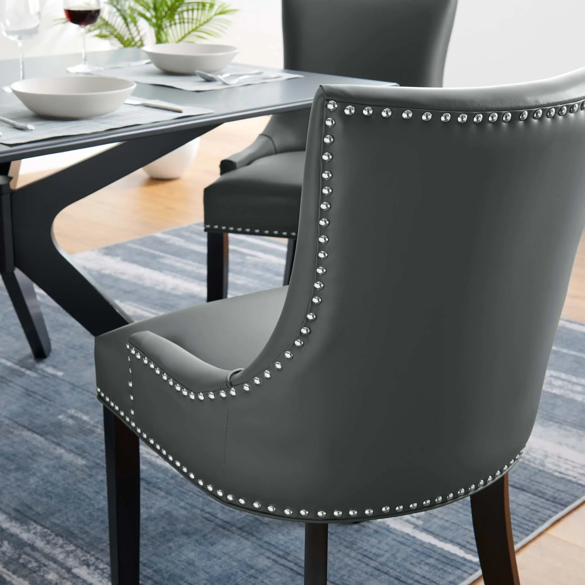 Marquis Vegan Leather Dining Chair - Image 11