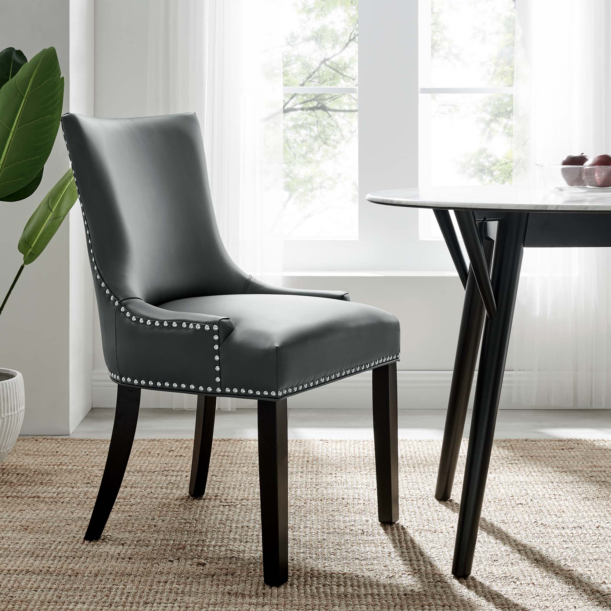 Marquis Vegan Leather Dining Chair - Image 12
