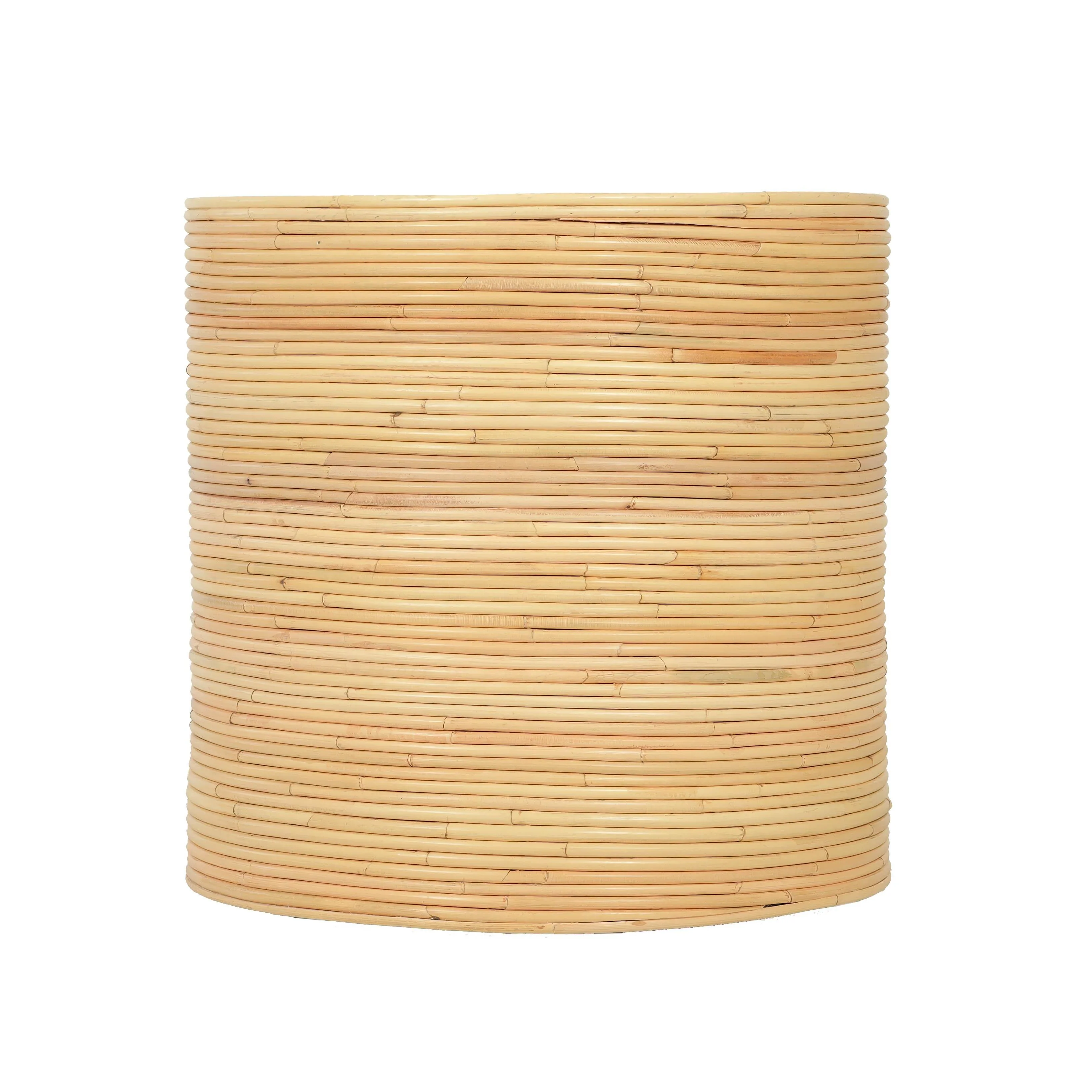 Matea Natural Rattan Arch Side Table - Image 3