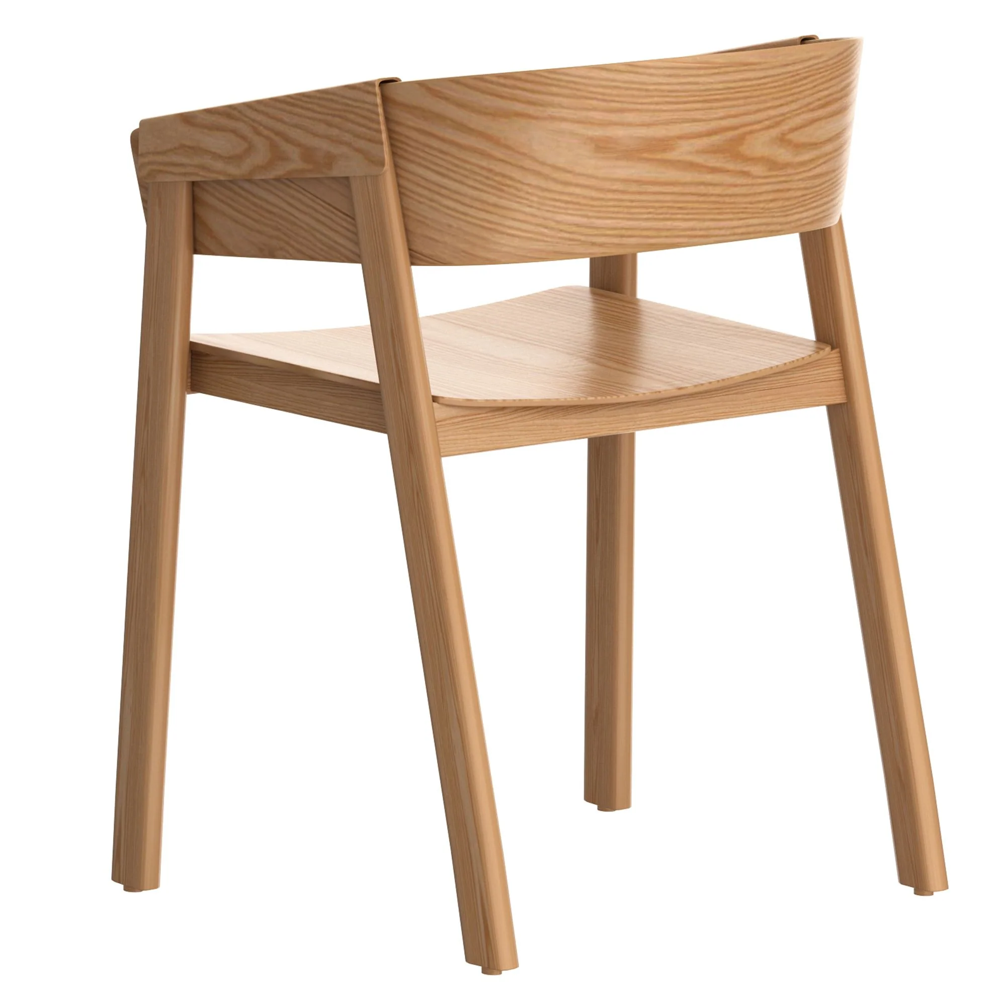 Mateo Contract Grade Chair, Set of 2 in Natural - Image 3