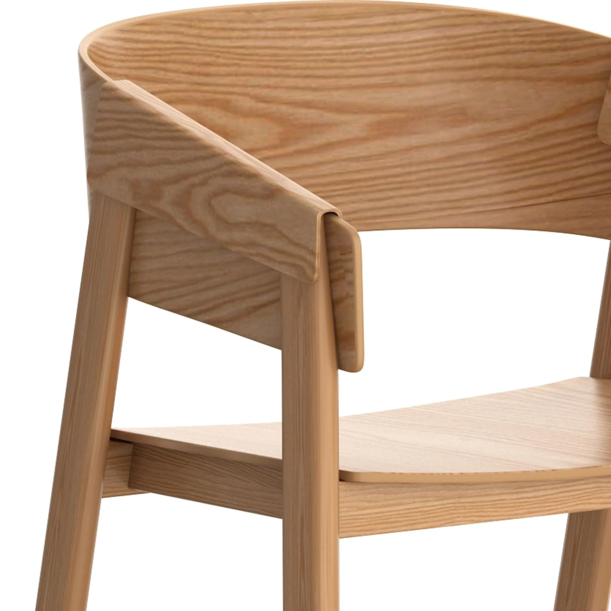 Mateo Contract Grade Chair, Set of 2 in Natural - Image 6