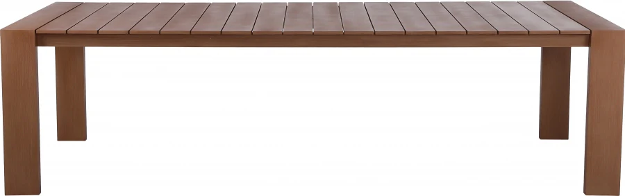 Maui 108" Aluminum Outdoor Patio Dining Table - Image 4