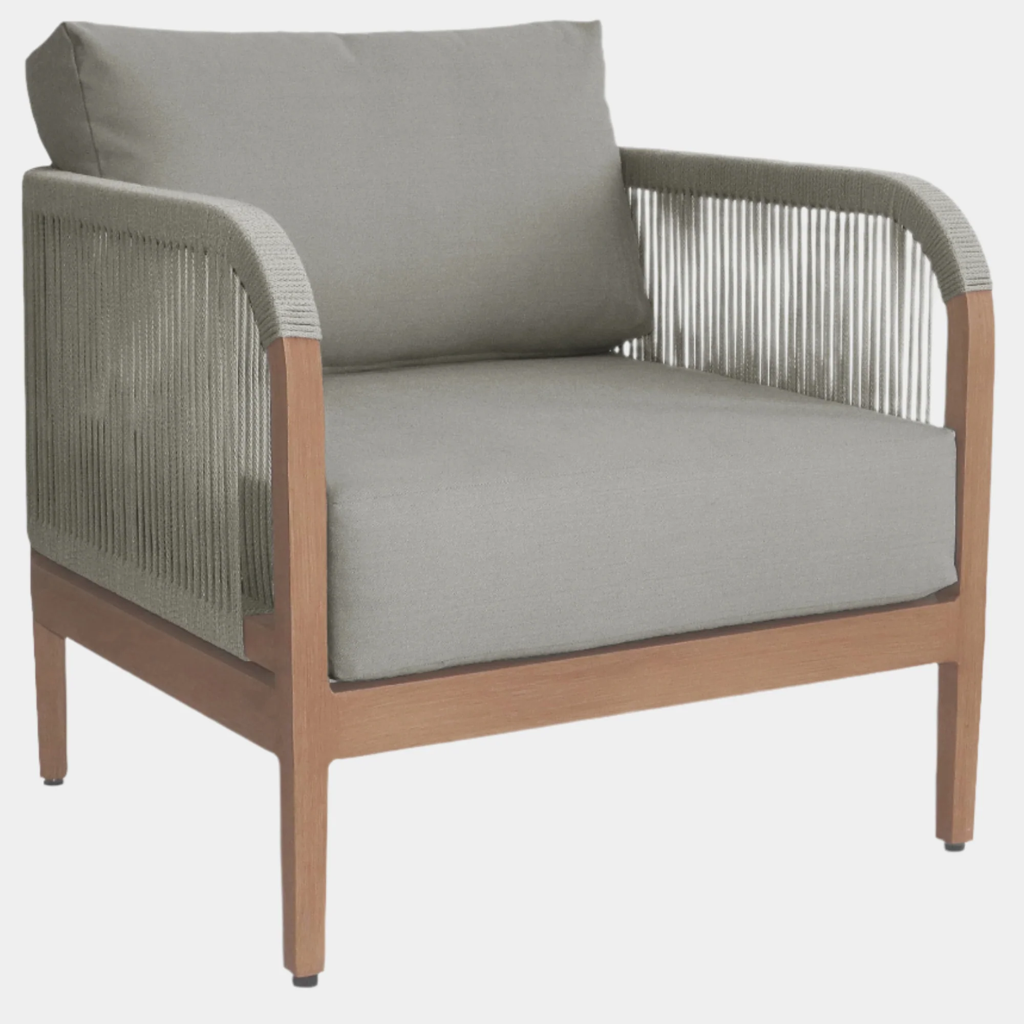 Maui Water Resistant Fabric Upholstered Outdoor Patio Chair - Image 10