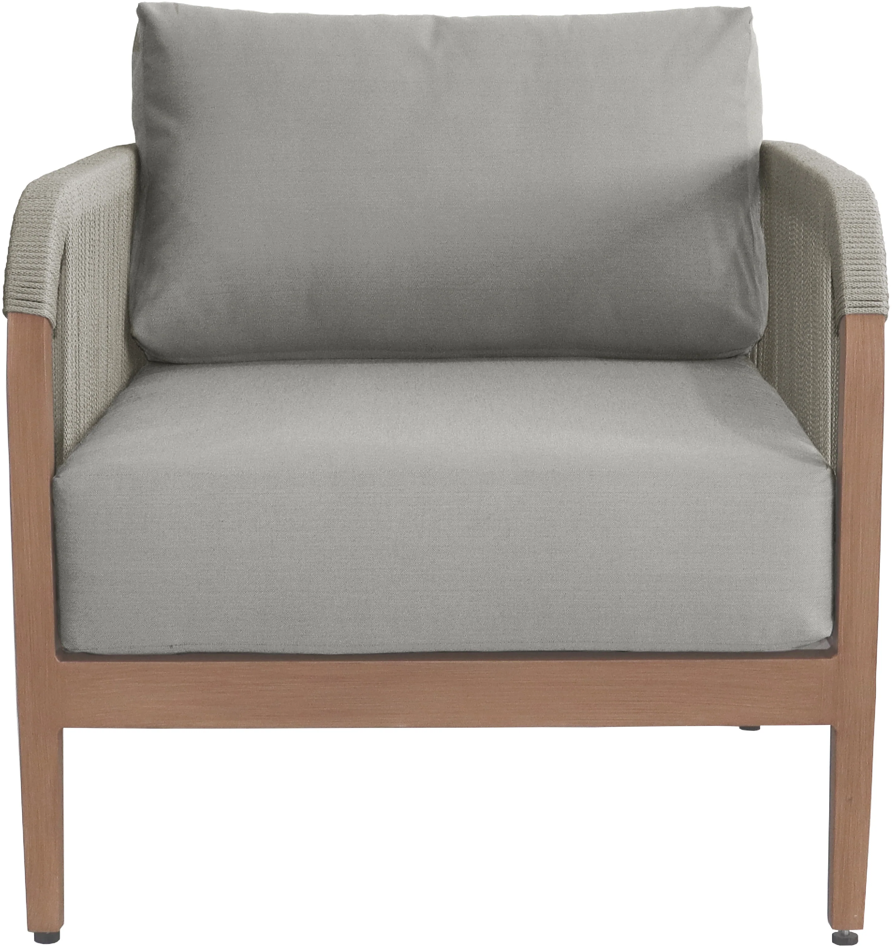 Maui Water Resistant Fabric Upholstered Outdoor Patio Chair - Image 11