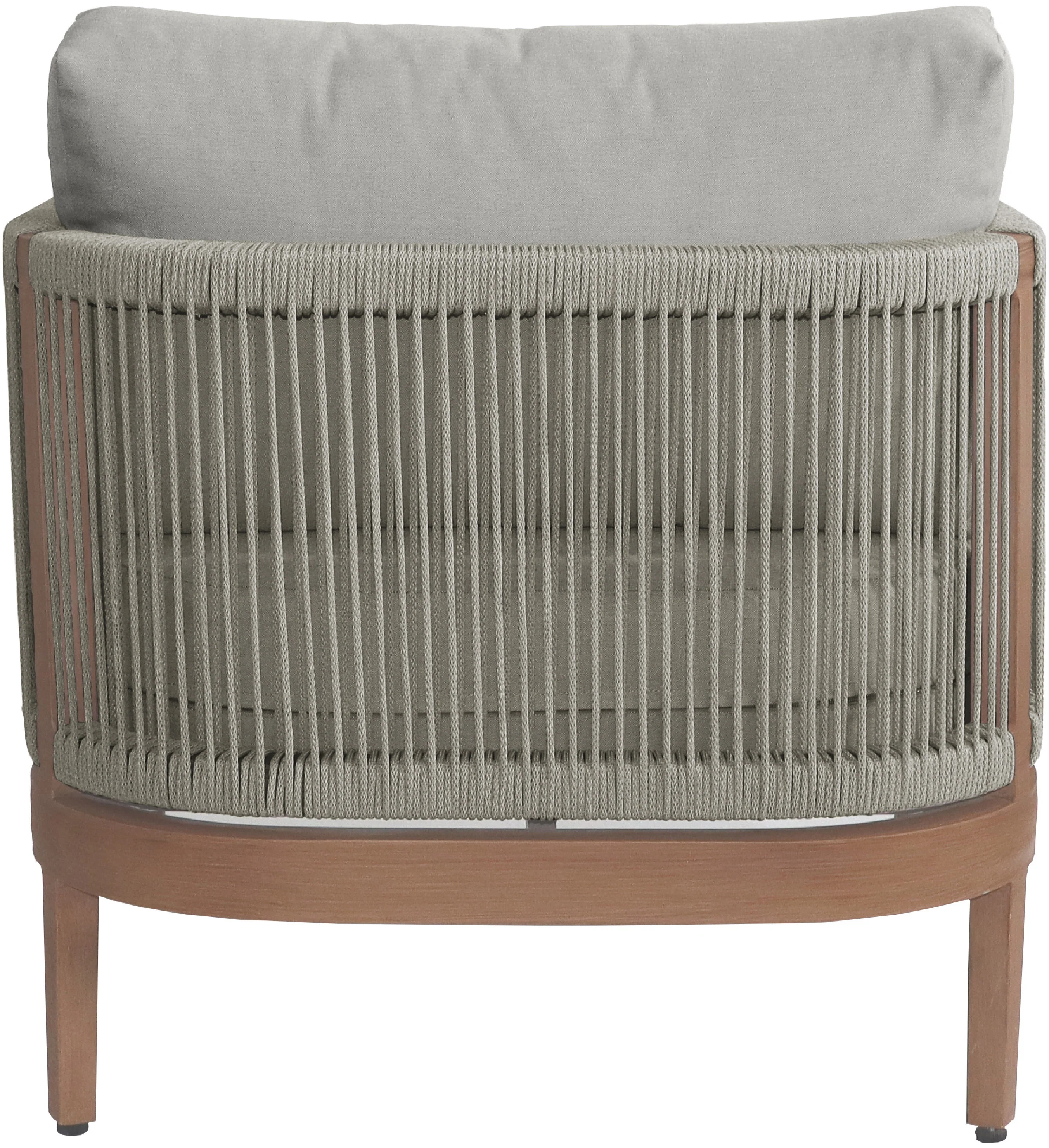 Maui Water Resistant Fabric Upholstered Outdoor Patio Chair - Image 12