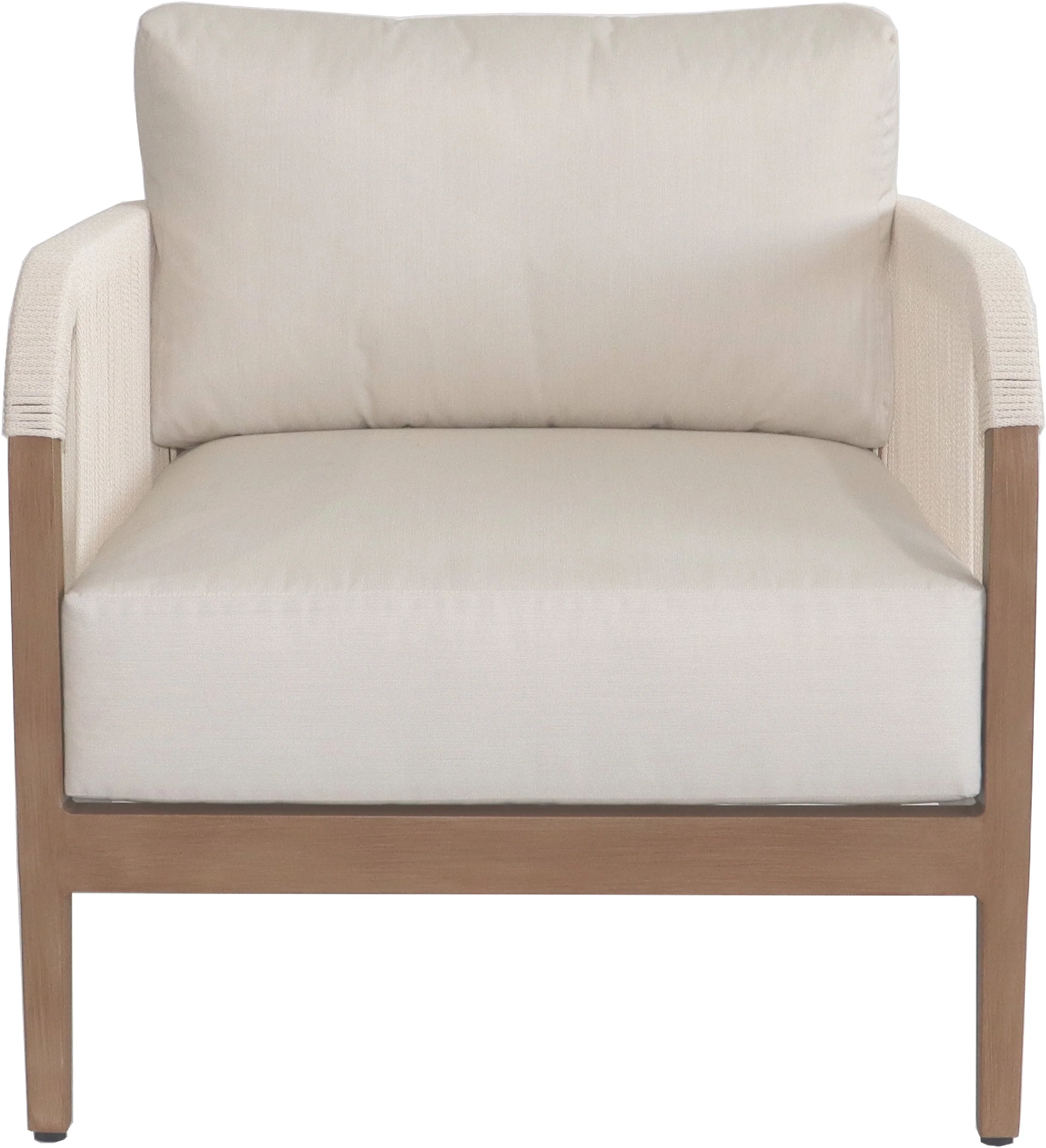 Maui Water Resistant Fabric Upholstered Outdoor Patio Chair - Image 3