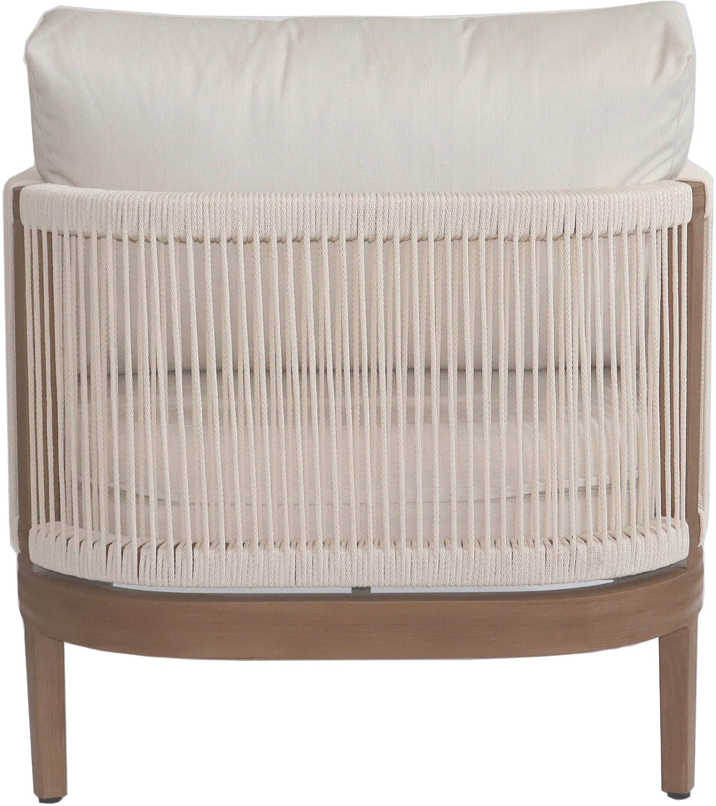 Maui Water Resistant Fabric Upholstered Outdoor Patio Chair - Image 4