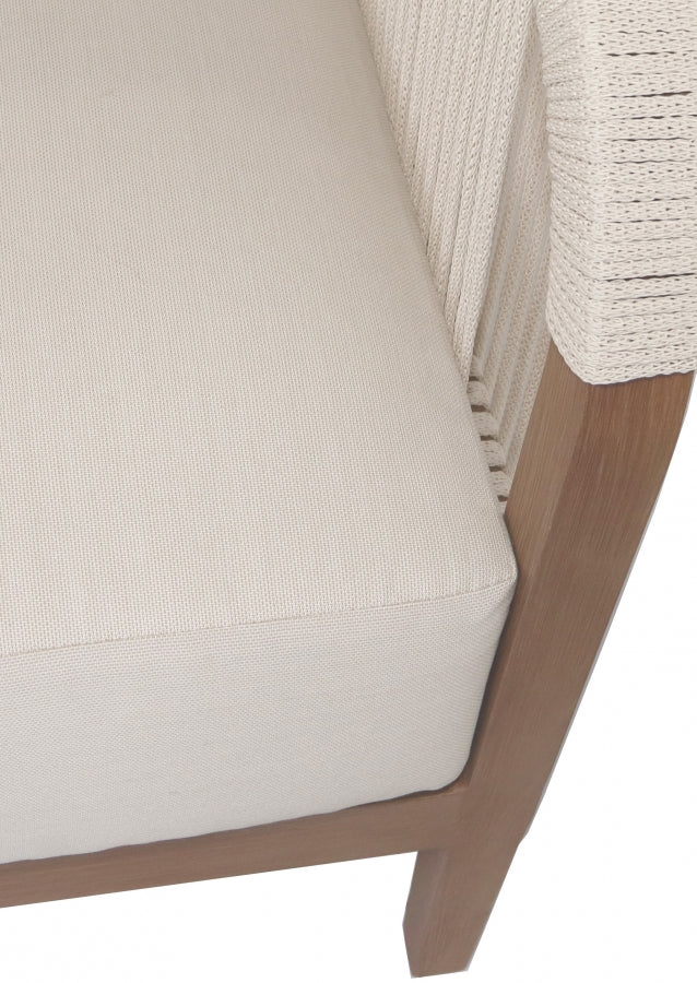 Maui Water Resistant Fabric Upholstered Outdoor Patio Sofa - Image 14