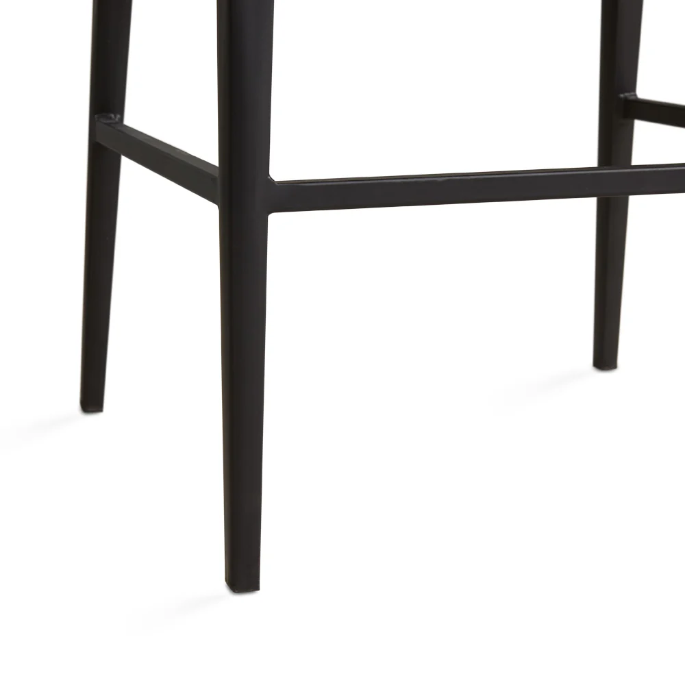 Maverick Counter Chair: Taupe Leatherette - Image 5