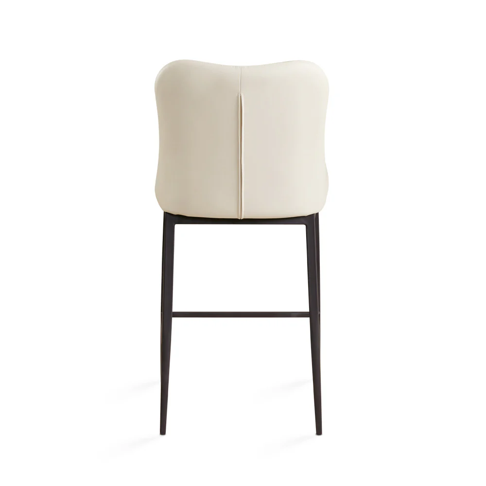 Maverick Counter Chair: Taupe Leatherette - Image 7