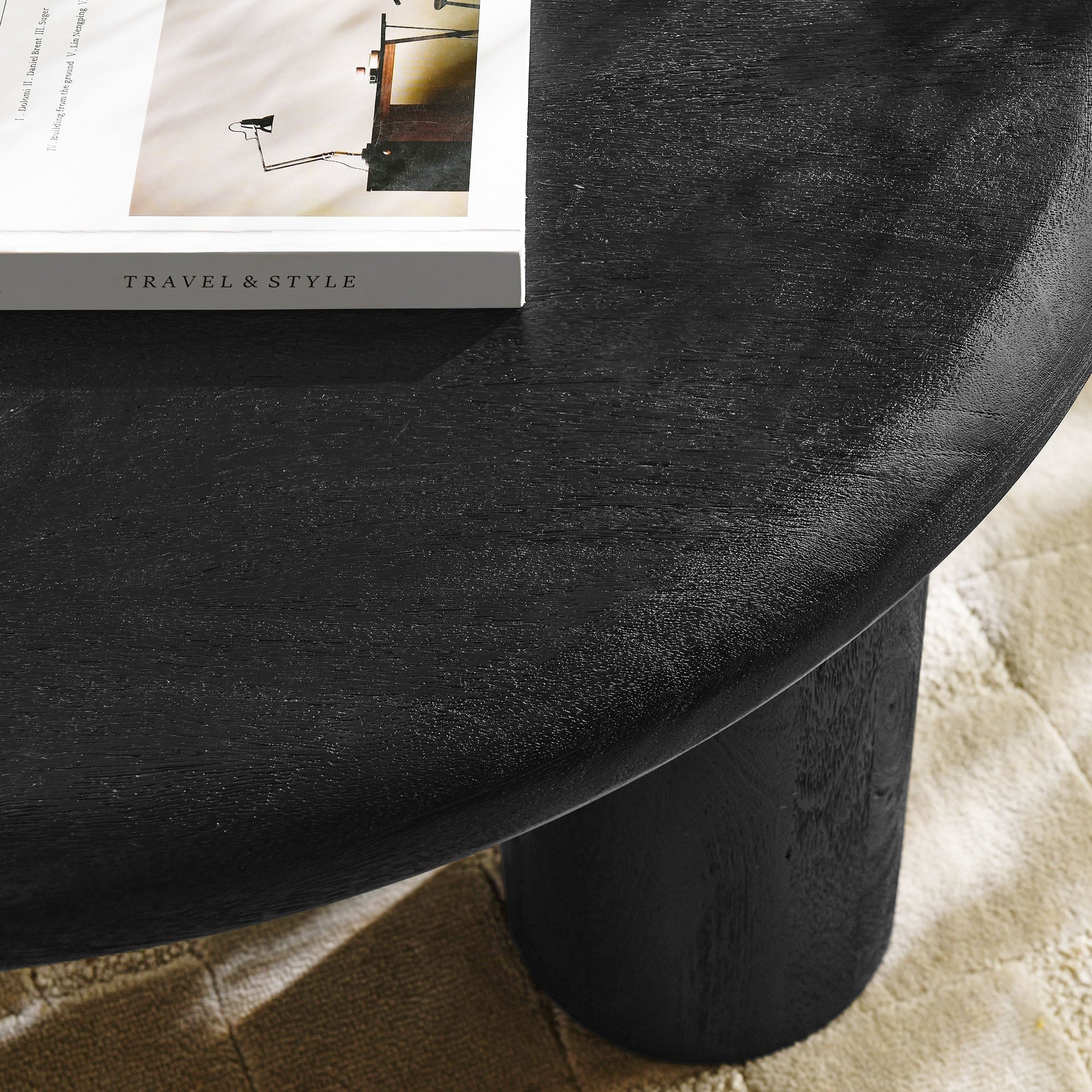 Mavina Round Mango Wood Coffee Table - Image 11