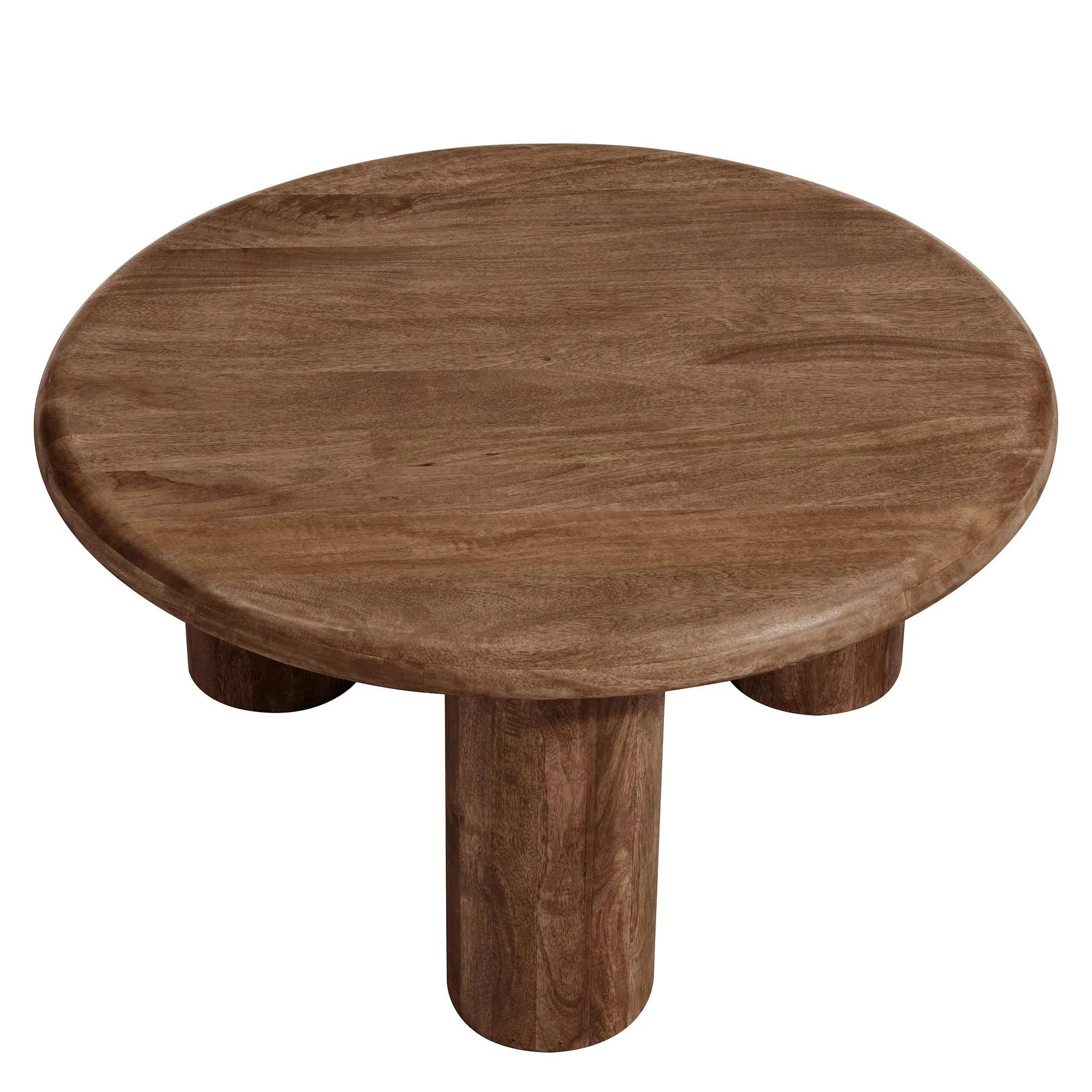 Mavina Round Mango Wood Coffee Table - Image 4