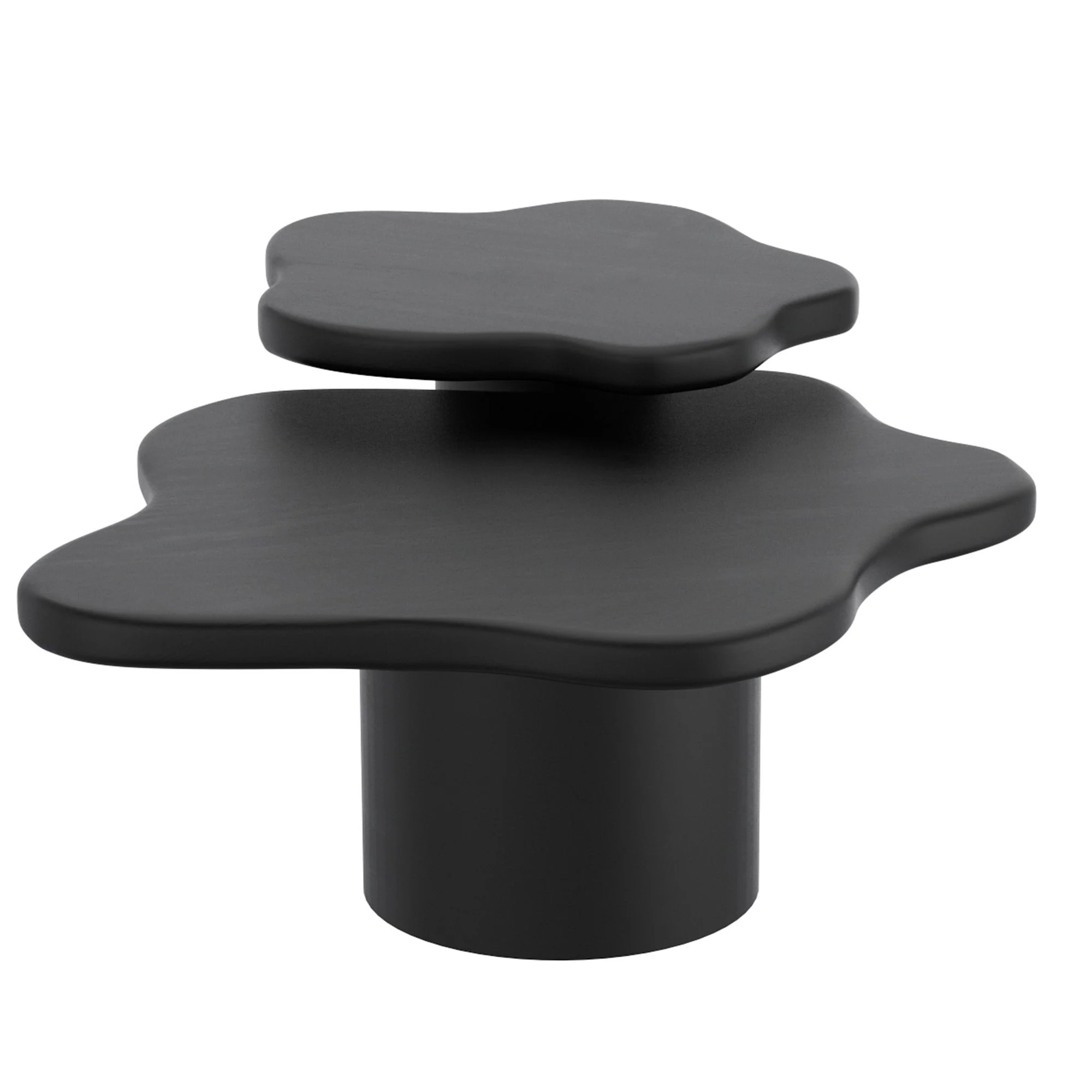 Mayal 2pc Coffee Table Set in Black - Image 3