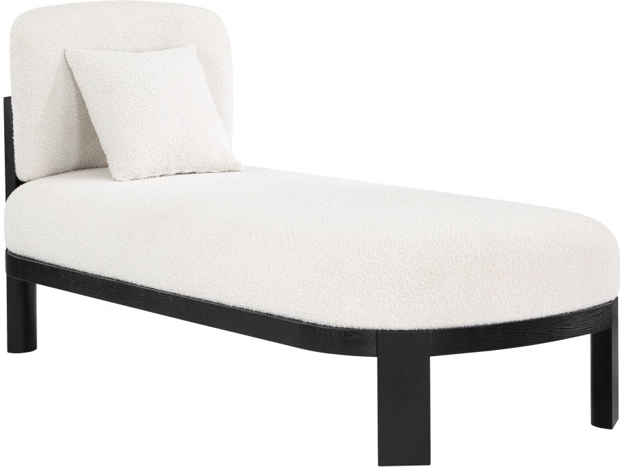 Maybourne Boucle Fabric Chaise / Bench - Image 3