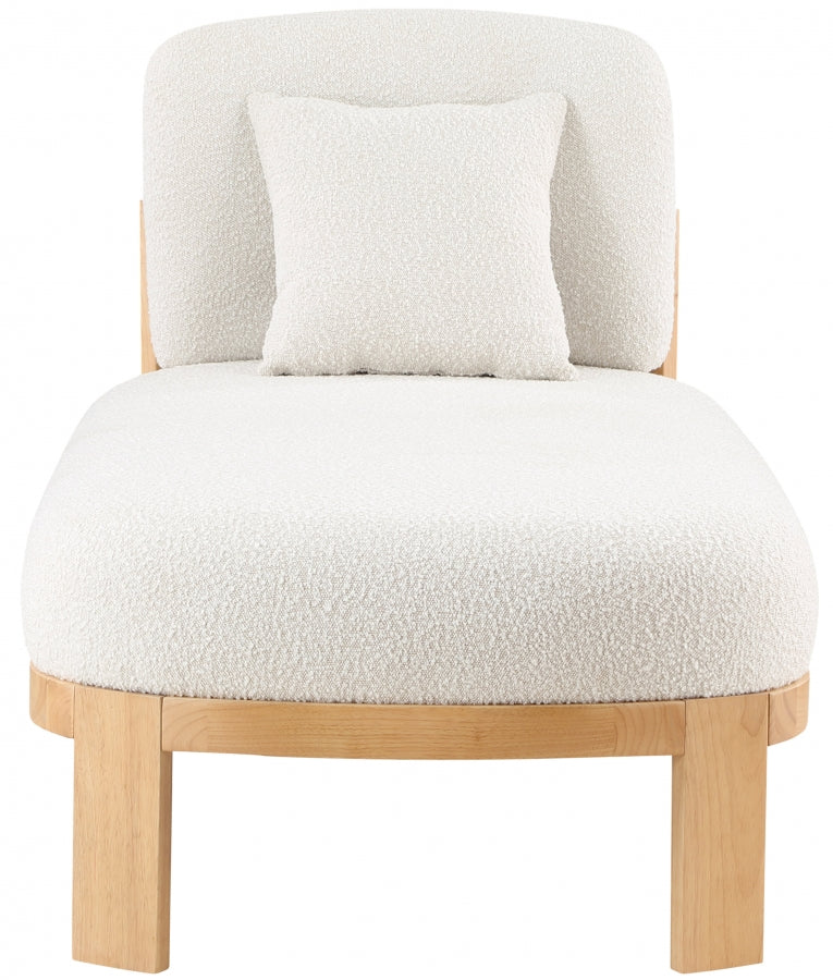 Maybourne Boucle Fabric Chaise / Bench - Image 5