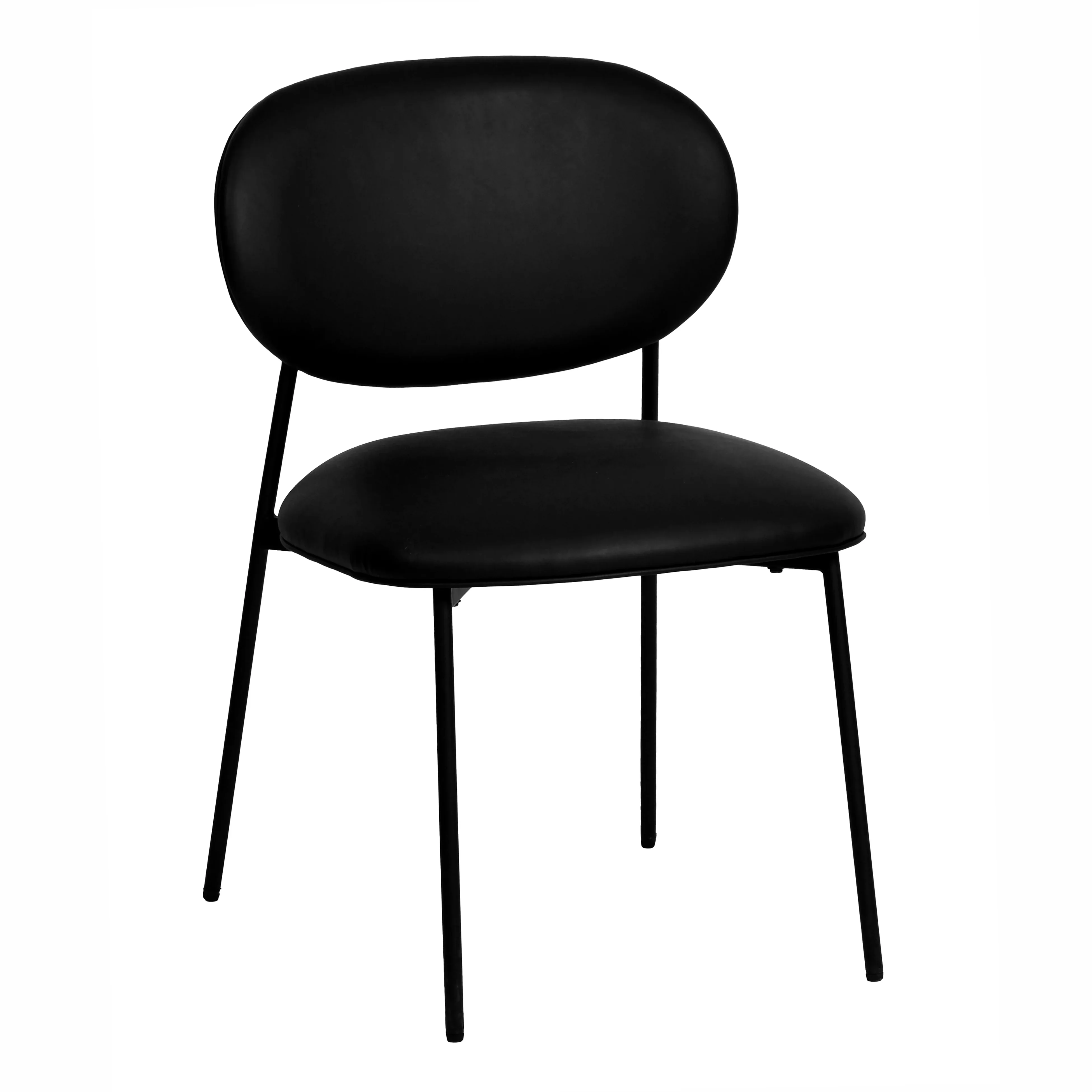 McKenzie Performance Vegan Leather Stackable Dining Chair - Set of 2 - Image 3