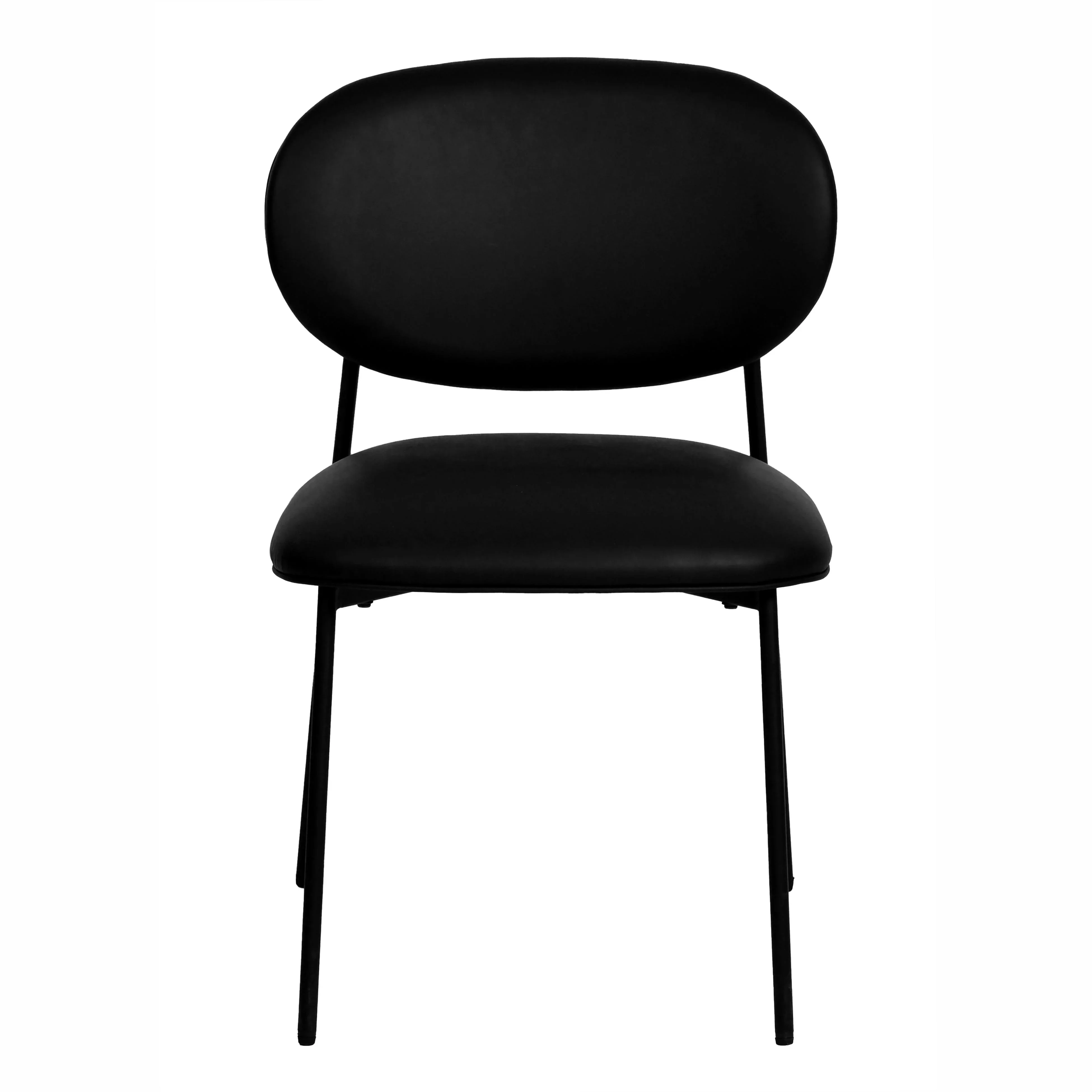 McKenzie Performance Vegan Leather Stackable Dining Chair - Set of 2 - Image 4