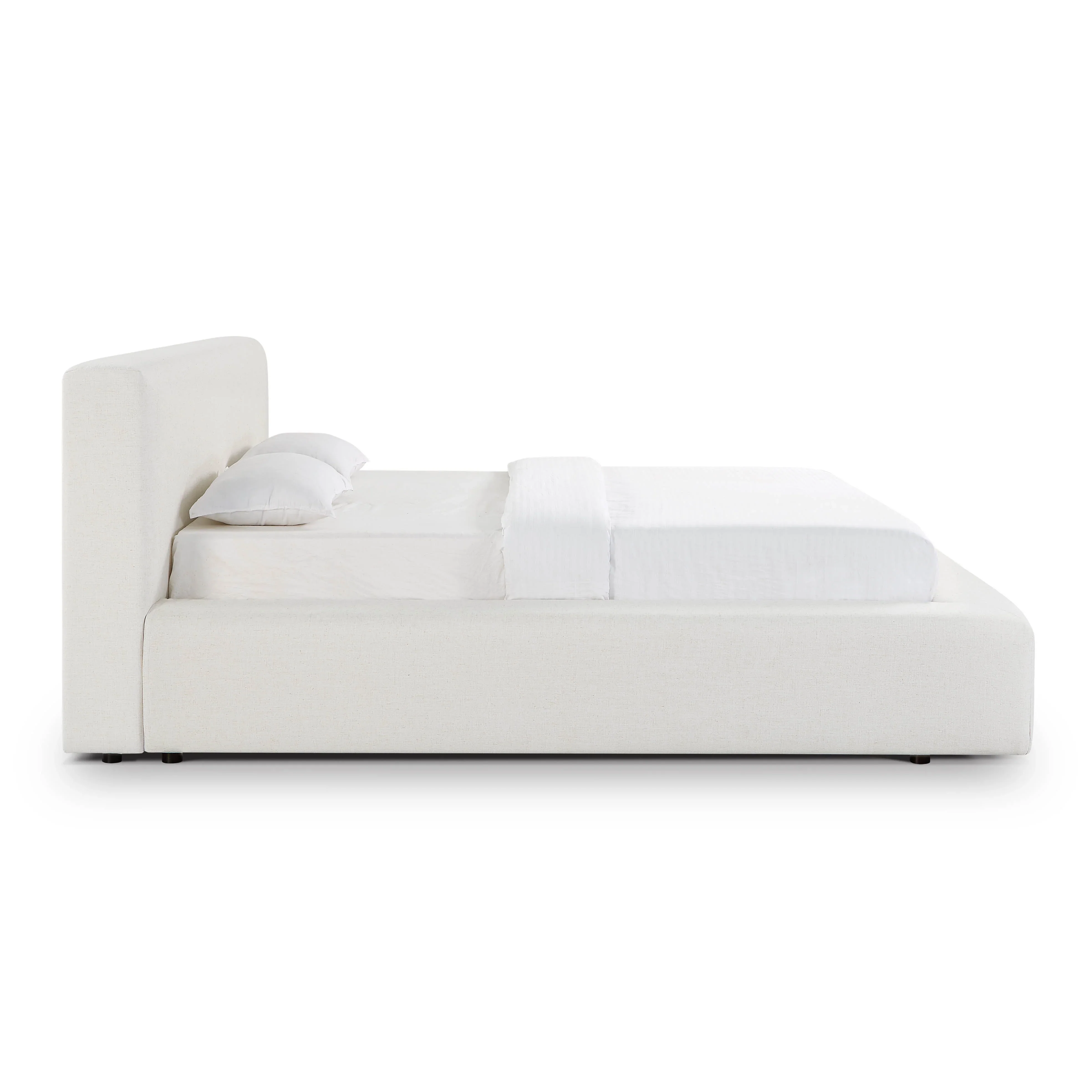 Meena Cream Upcycled Performance Linen Storage Bed - Image 16