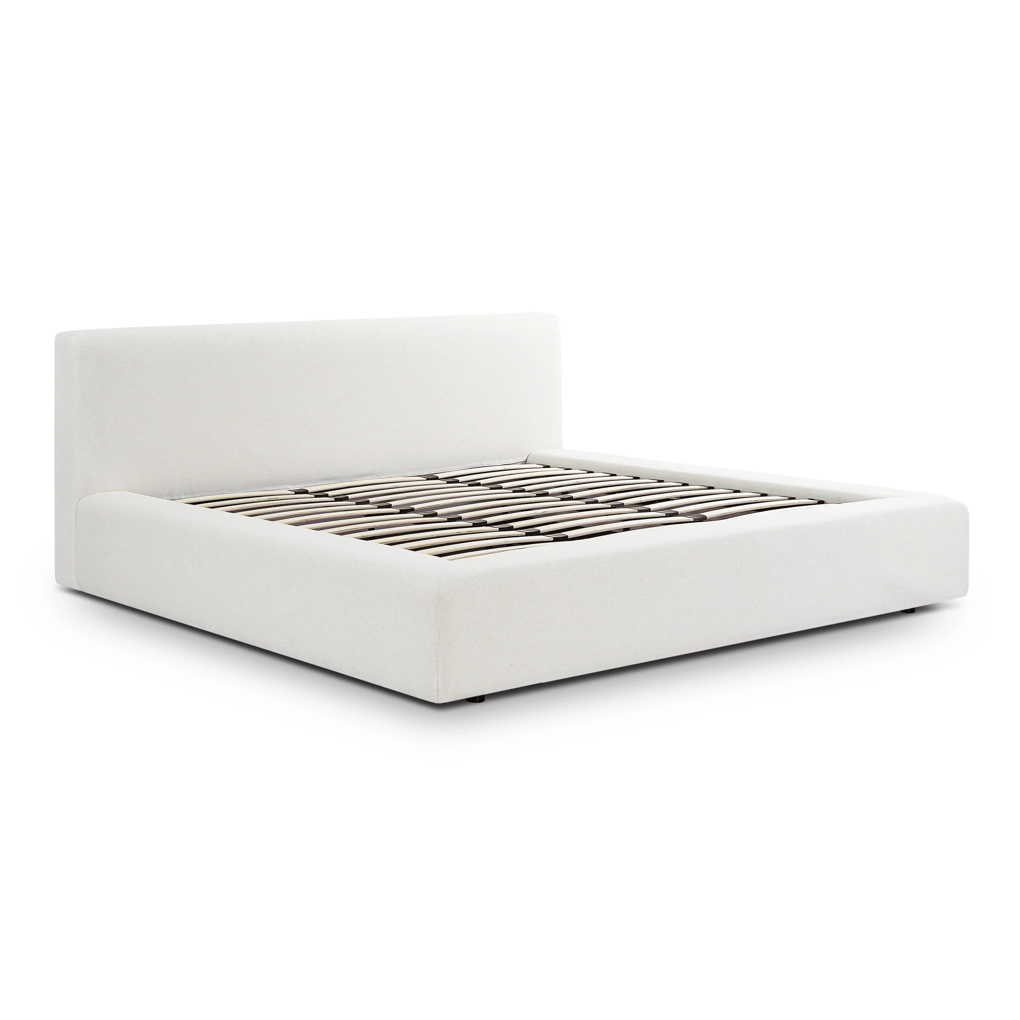 Meena Cream Upcycled Performance Linen Storage Bed - Image 17