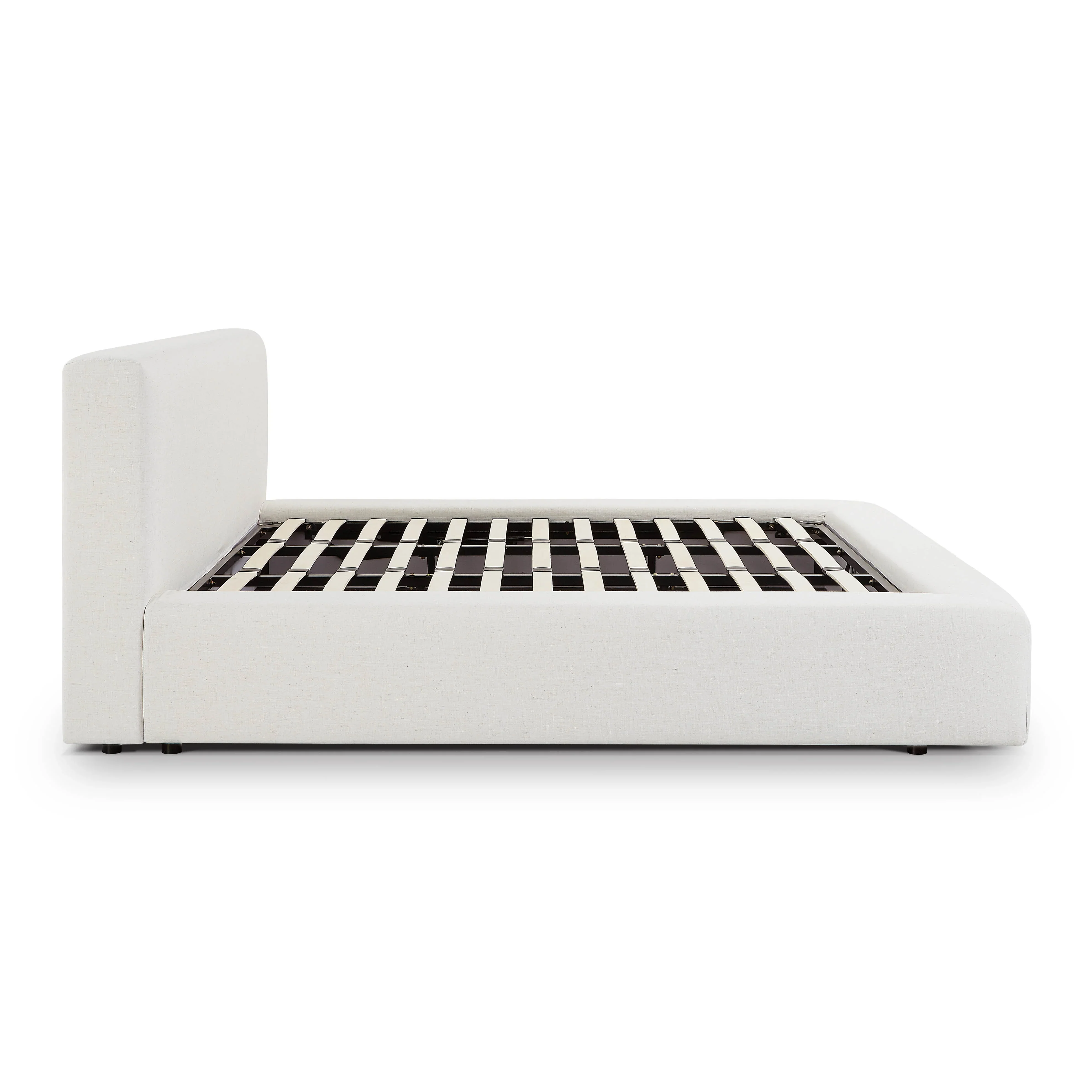Meena Cream Upcycled Performance Linen Storage Bed - Image 19