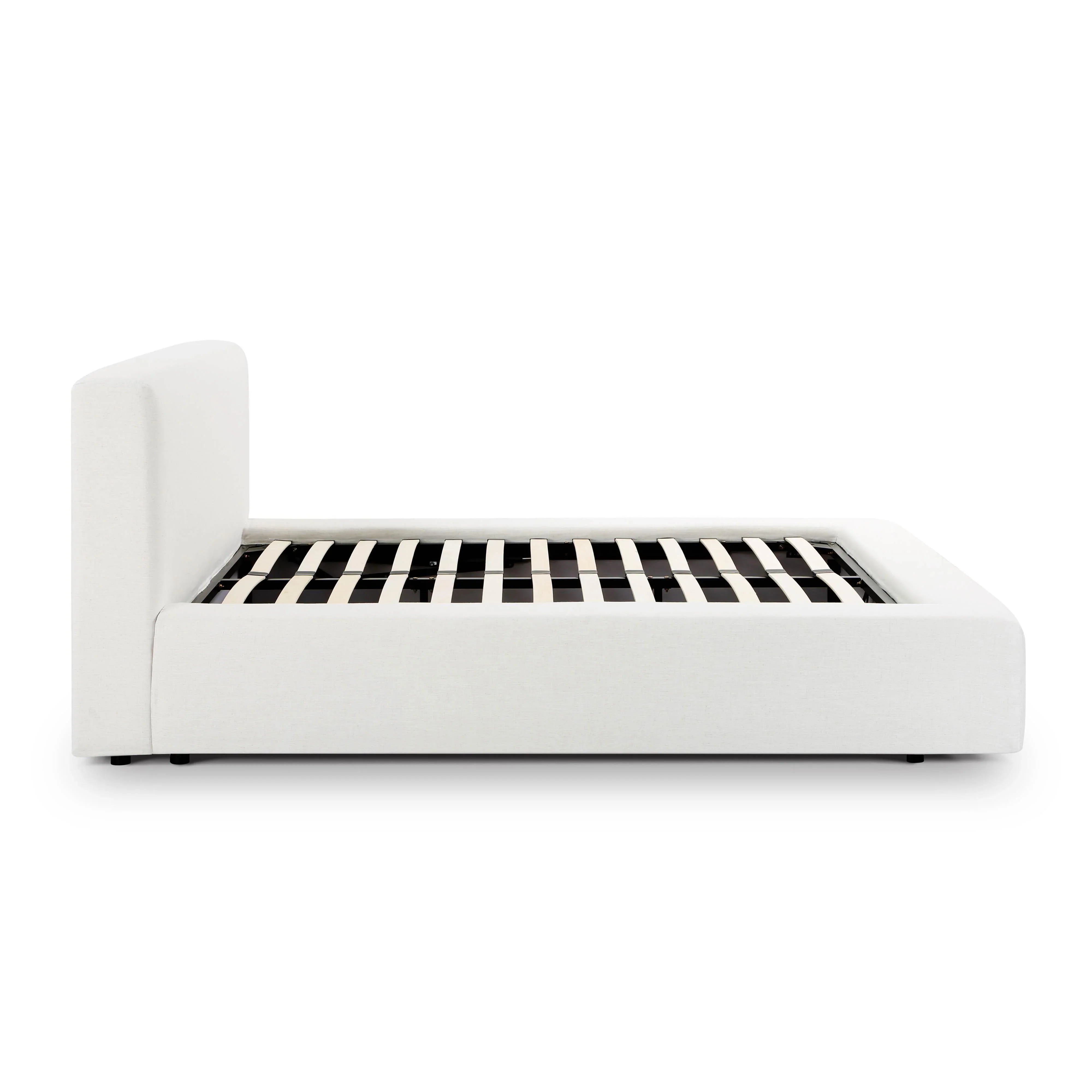 Meena Cream Upcycled Performance Linen Storage Bed - Image 9