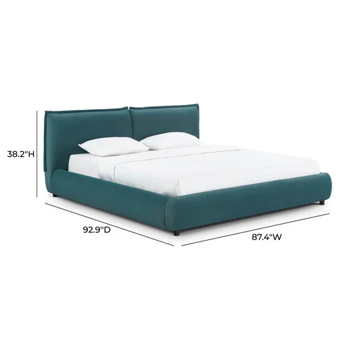 Mel Performance Faux Mohair Velvet Bed - Image 38