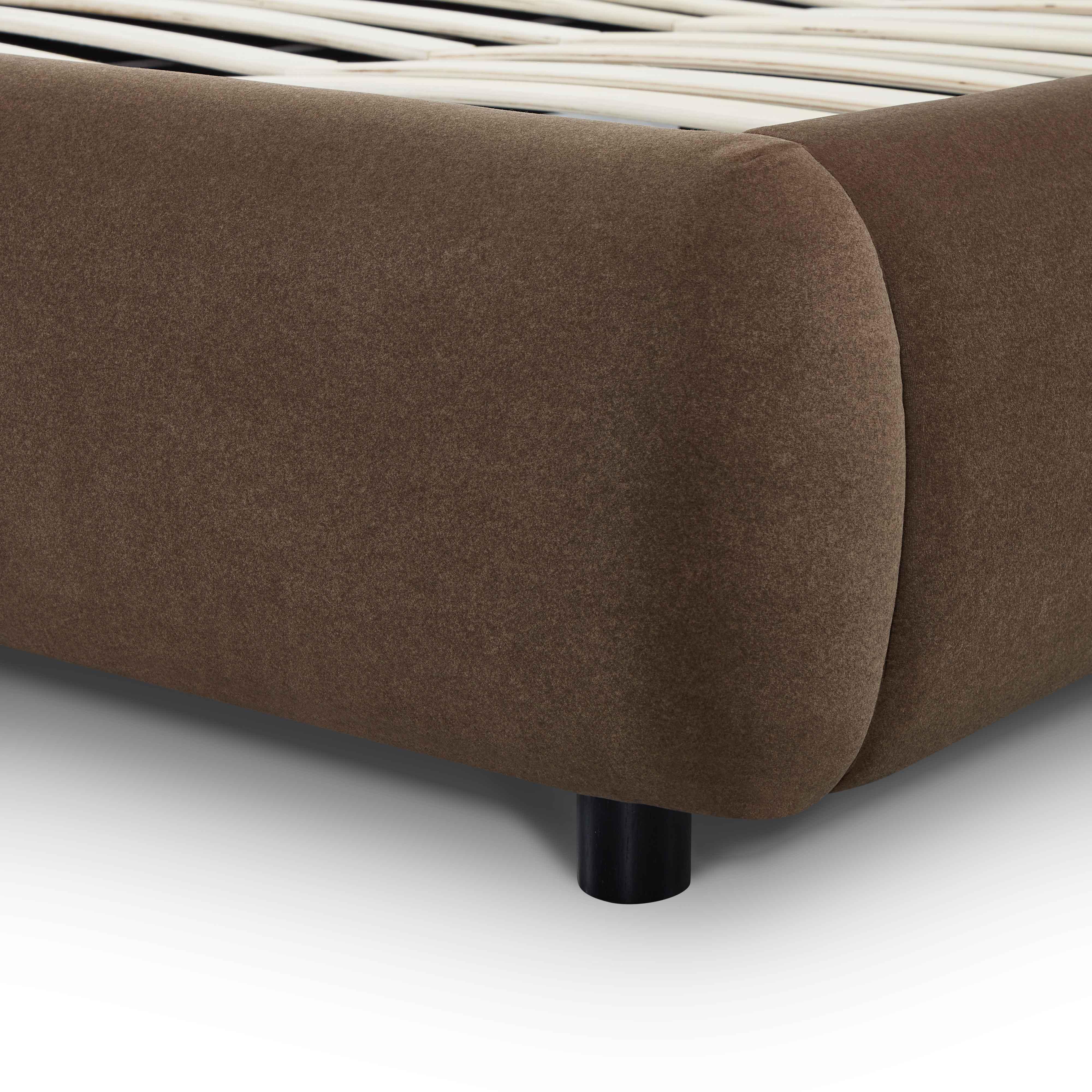 Mel Performance Faux Mohair Velvet Bed - Image 9
