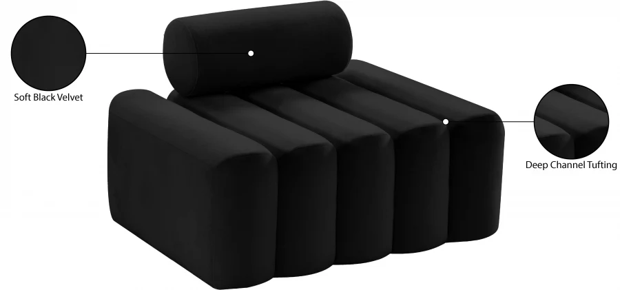 Melody Velvet Upholstered Chair - Image 13