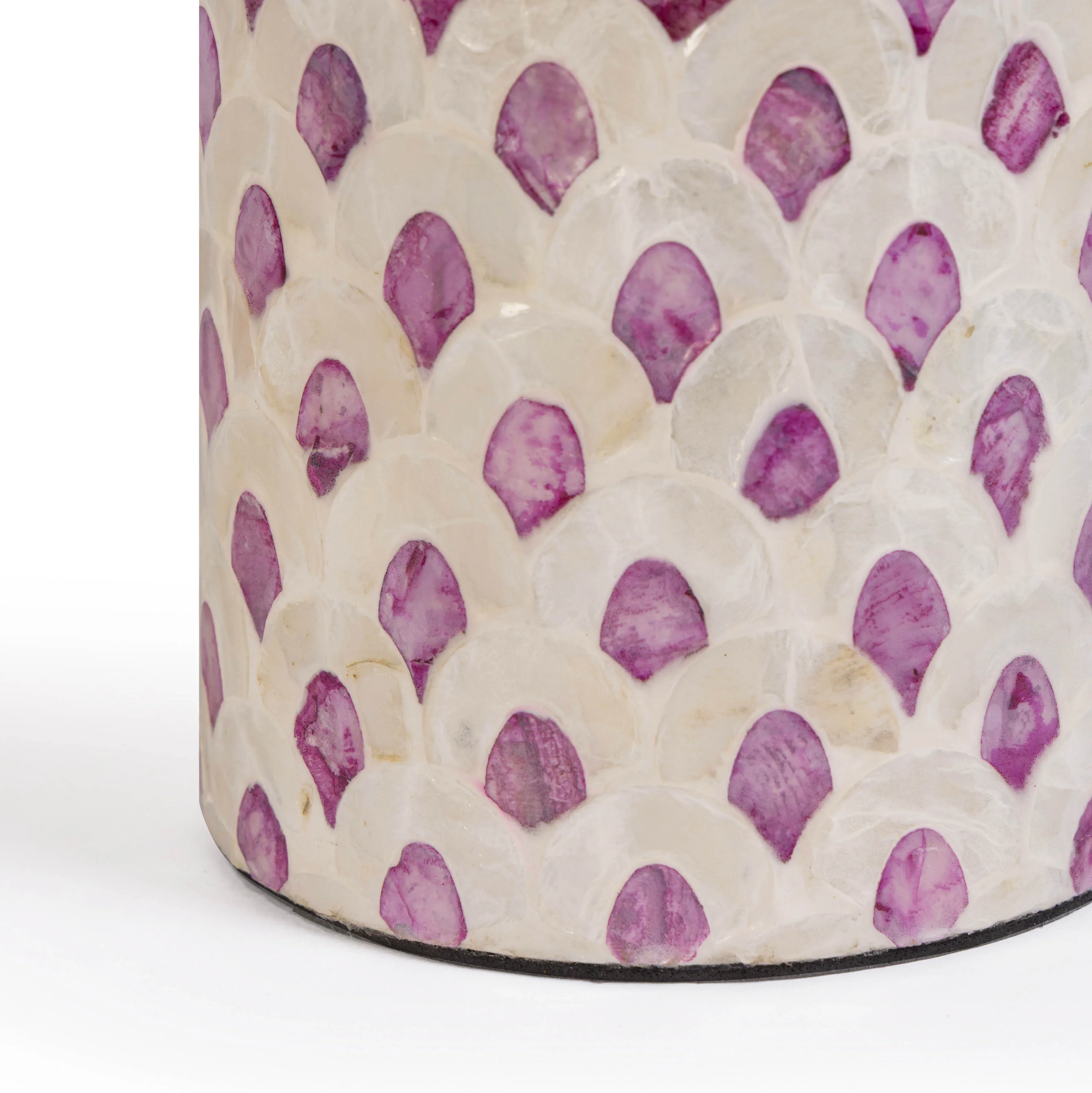 Merlot White Capiz Shell Table Lamp - Image 5