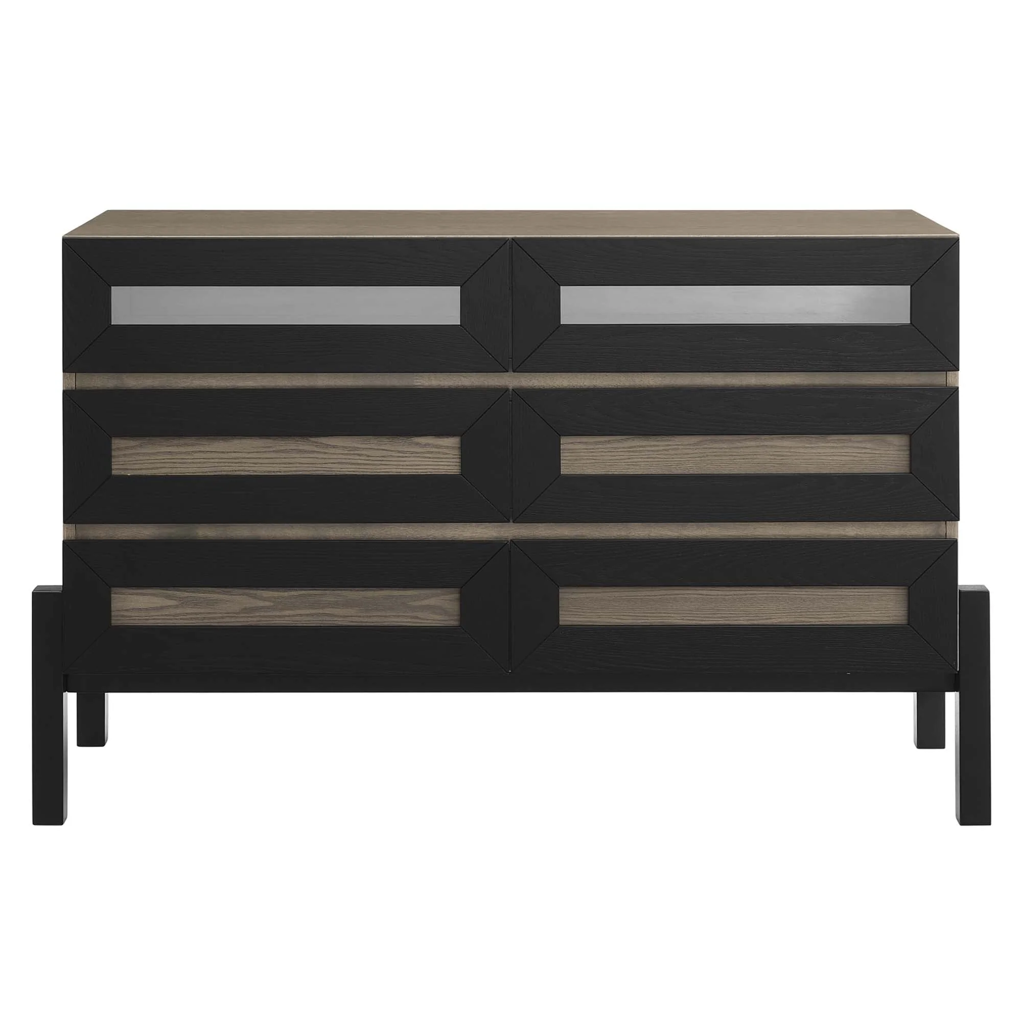Merritt Dresser and Mirror in Oak - Image 6