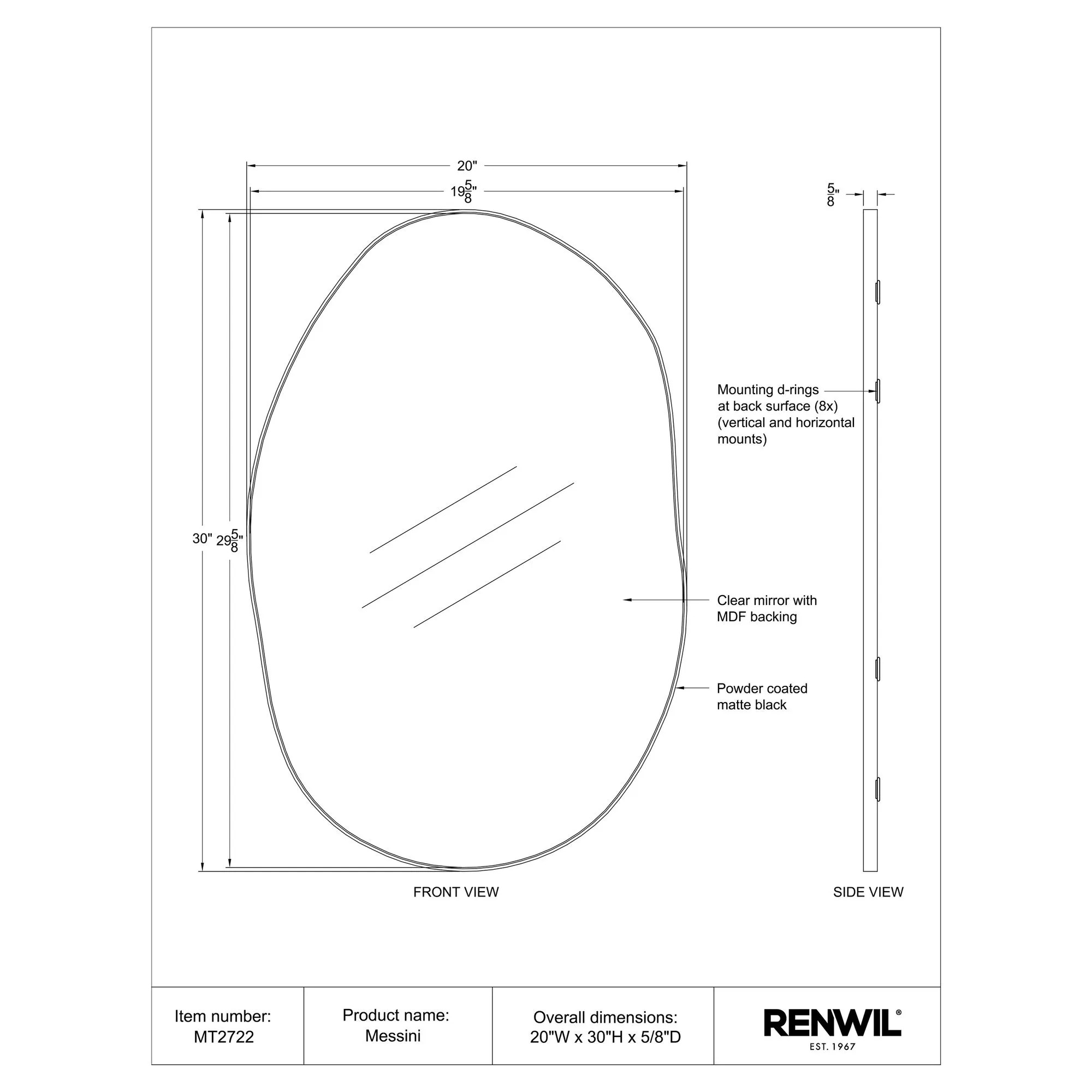 Messini Wall Mirror - Image 6